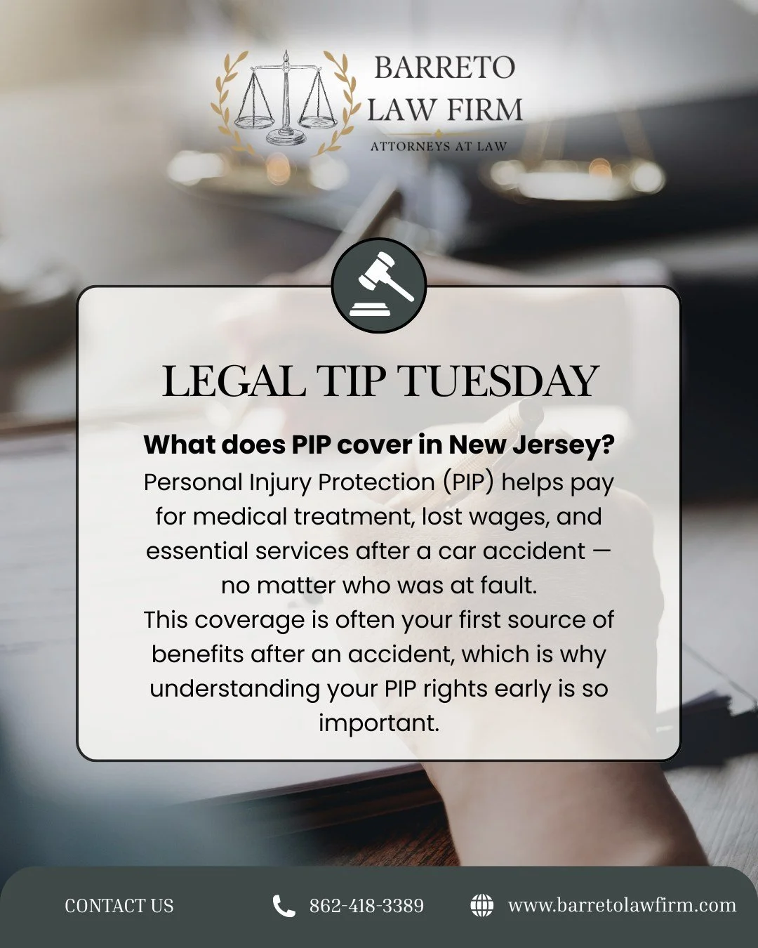 After an accident, medical bills and time off work can add up fast. Knowing how your benefits work can help you avoid delays, surprises, and unnecessary stress. If you have questions about your coverage or next steps, we&rsquo;re here to help.
📞 Cal
