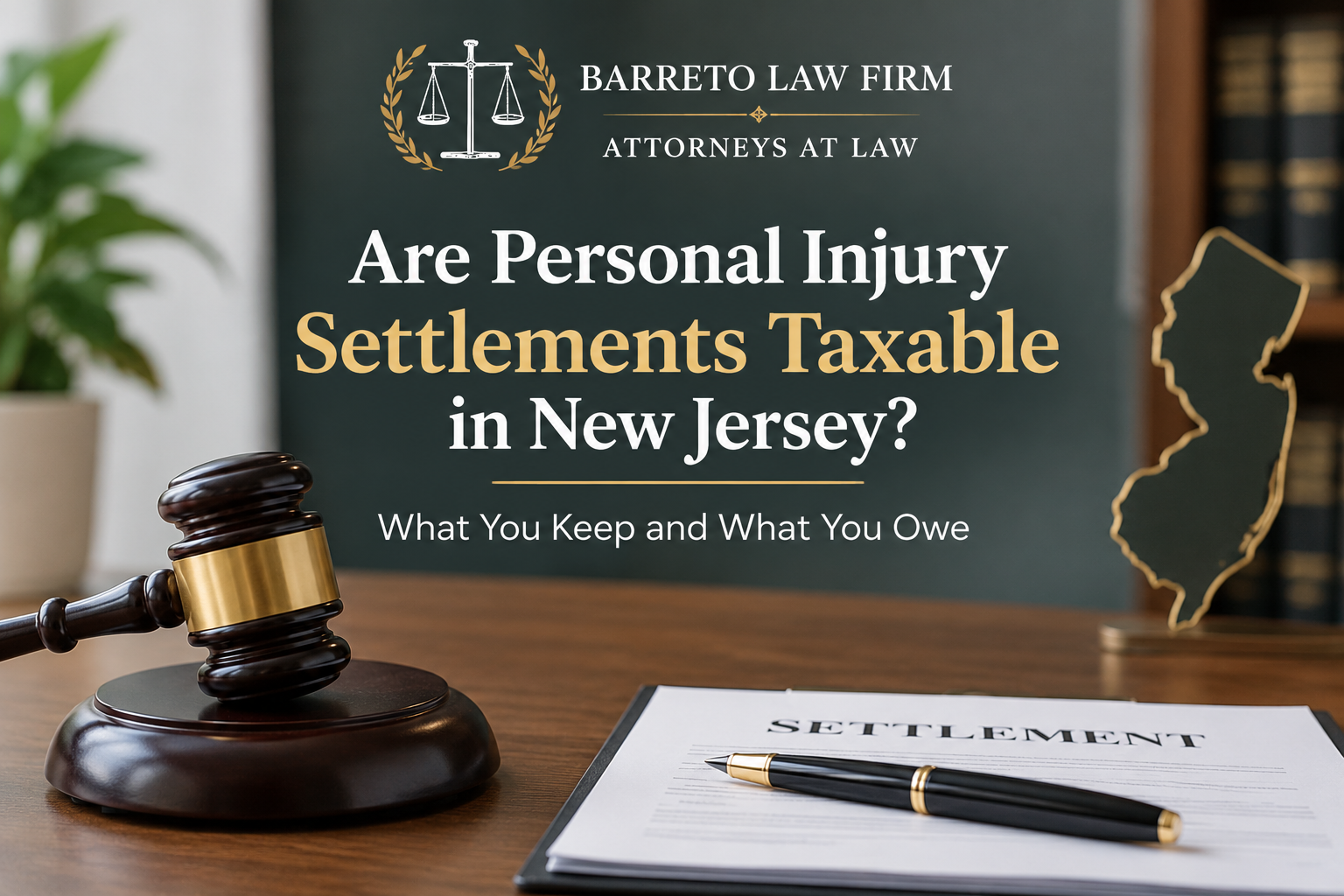 Are Personal Injury Settlements Taxable in New Jersey? What You Keep and What You Owe