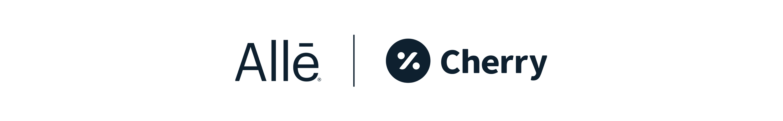 Allē and Cherry logos side by side on a white background.