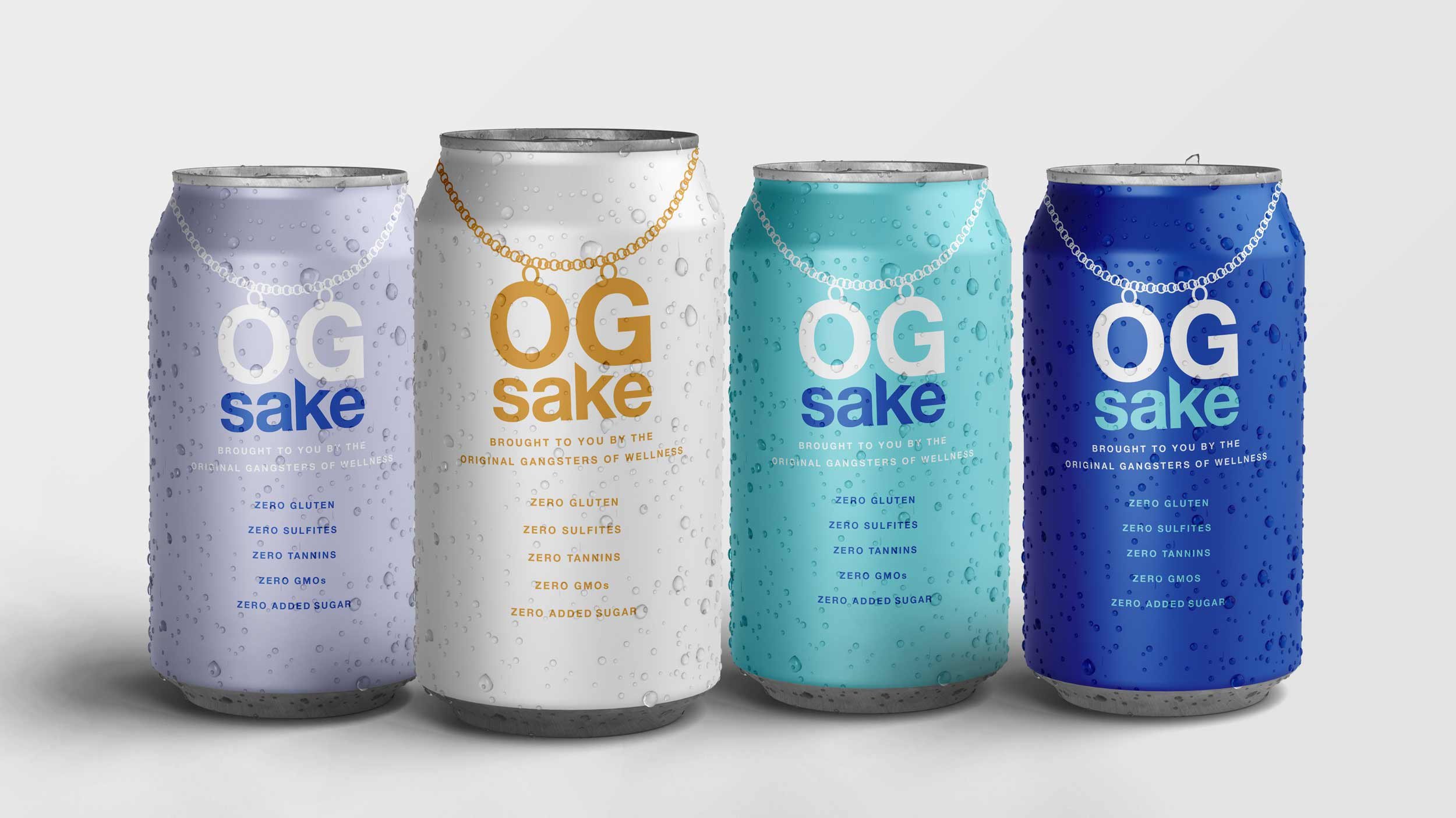 Round 1: Original Gangsta Gals. Modern, clean, nod to the Founders' namesake with a Special Edition can for launch that comes with an "OG chain" that doubles as a wearable accessory.