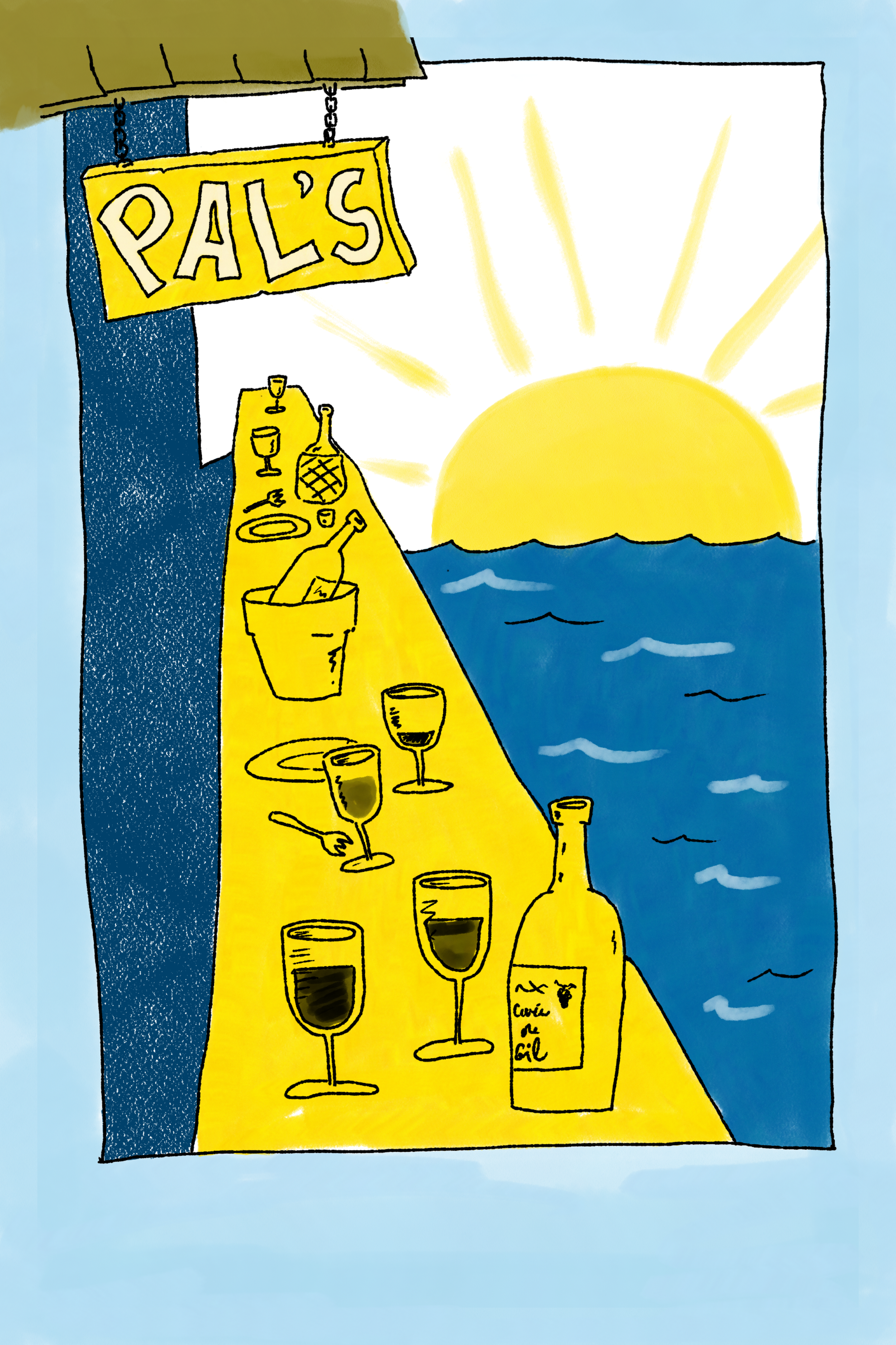 Wine on the Deck