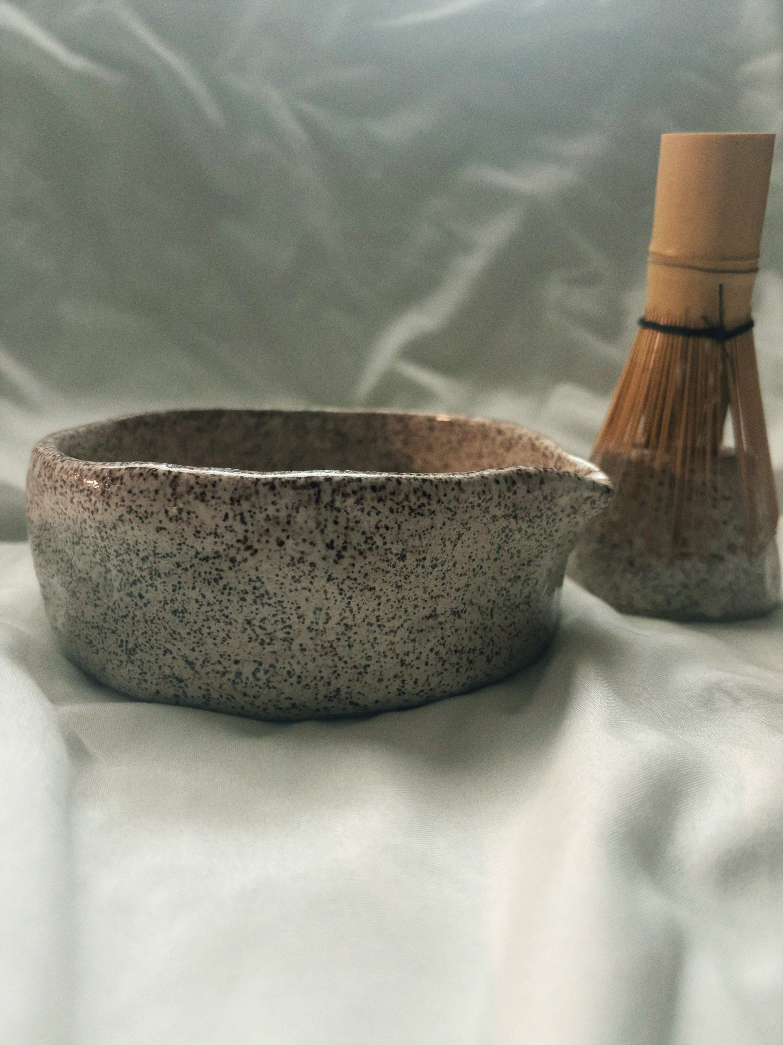 Speckled Matcha Bowl