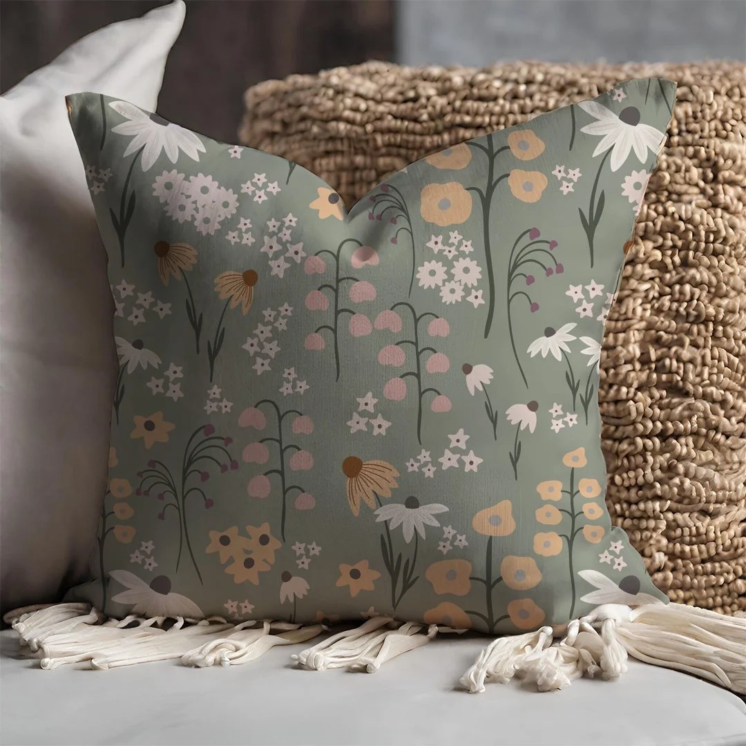 Throw Pillow Mock- Flower Meadow- Green.jpg