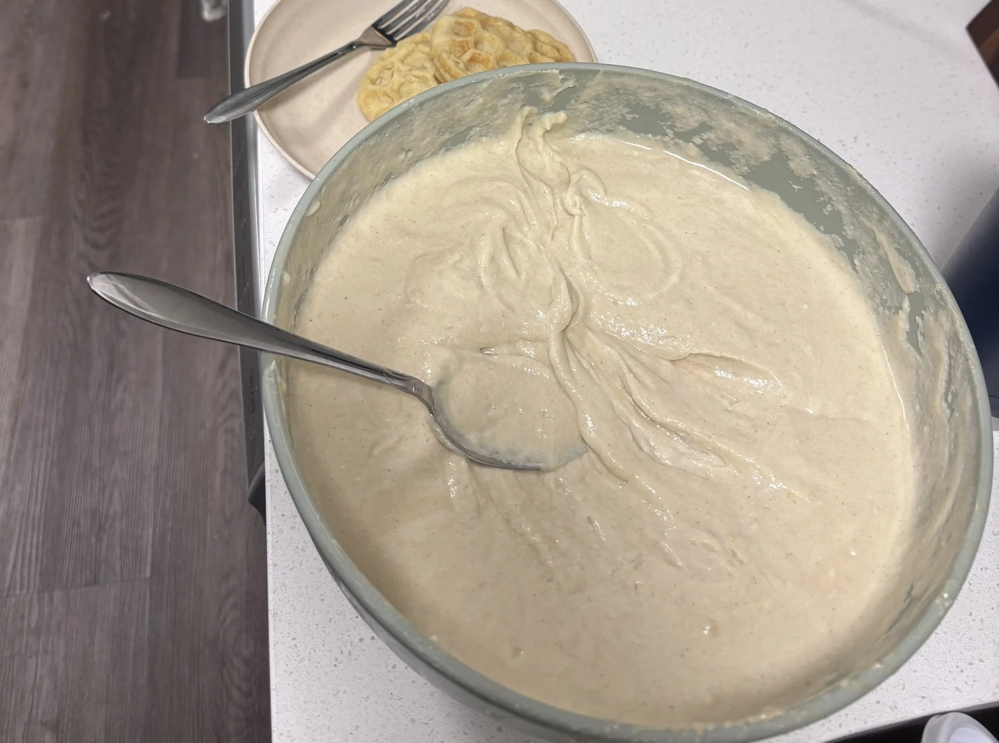 Lemon Ricotta Waffle Batter!