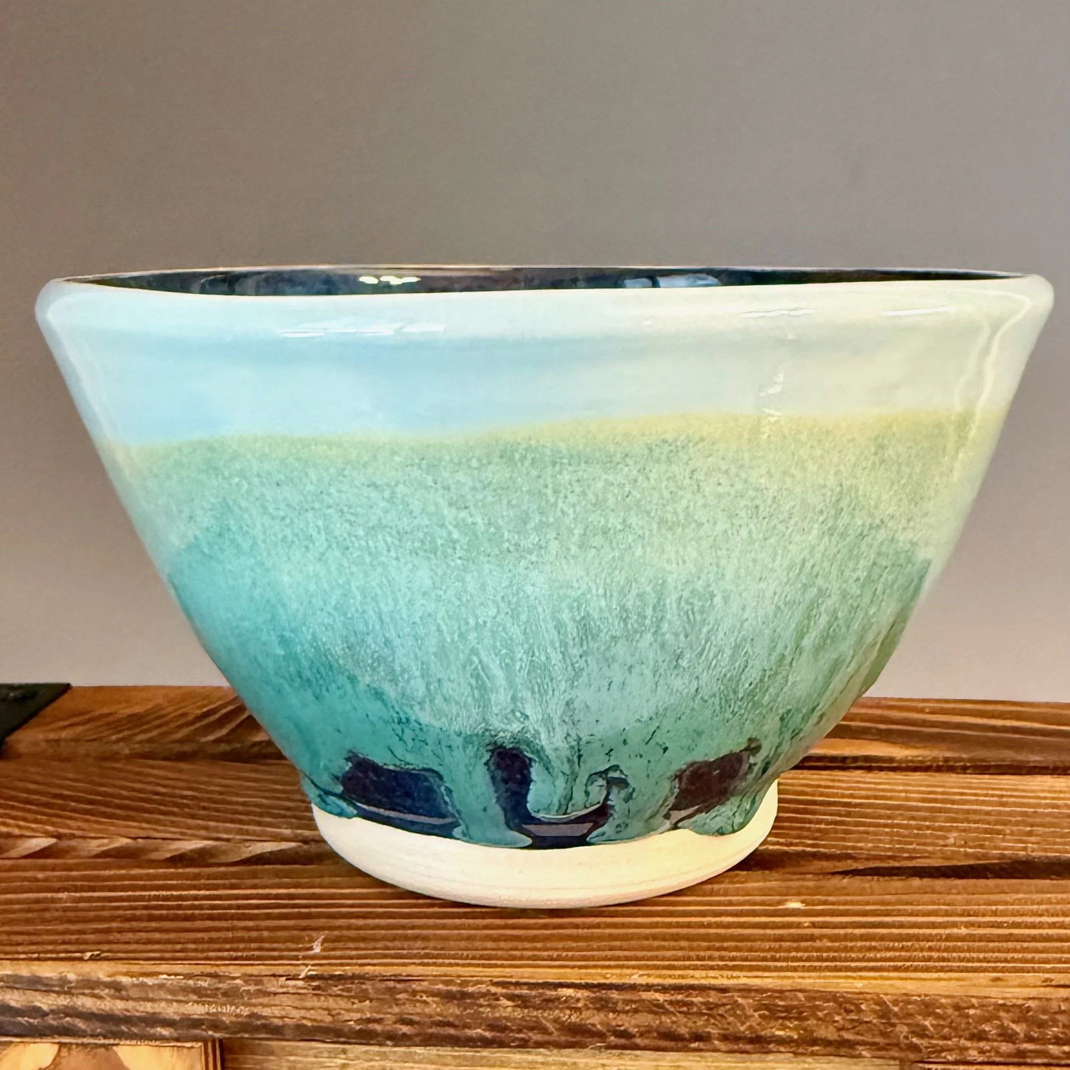 Medium Bowl - Blues/Greens