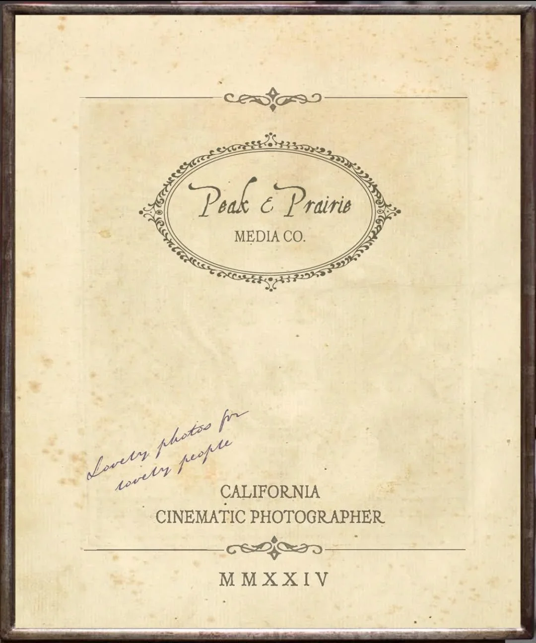 The brand for @peakandprairiemedia is beginning to take shape&hellip; infused with nostalgia, romance, and the elegance of a Victorian era that whispers through every detail