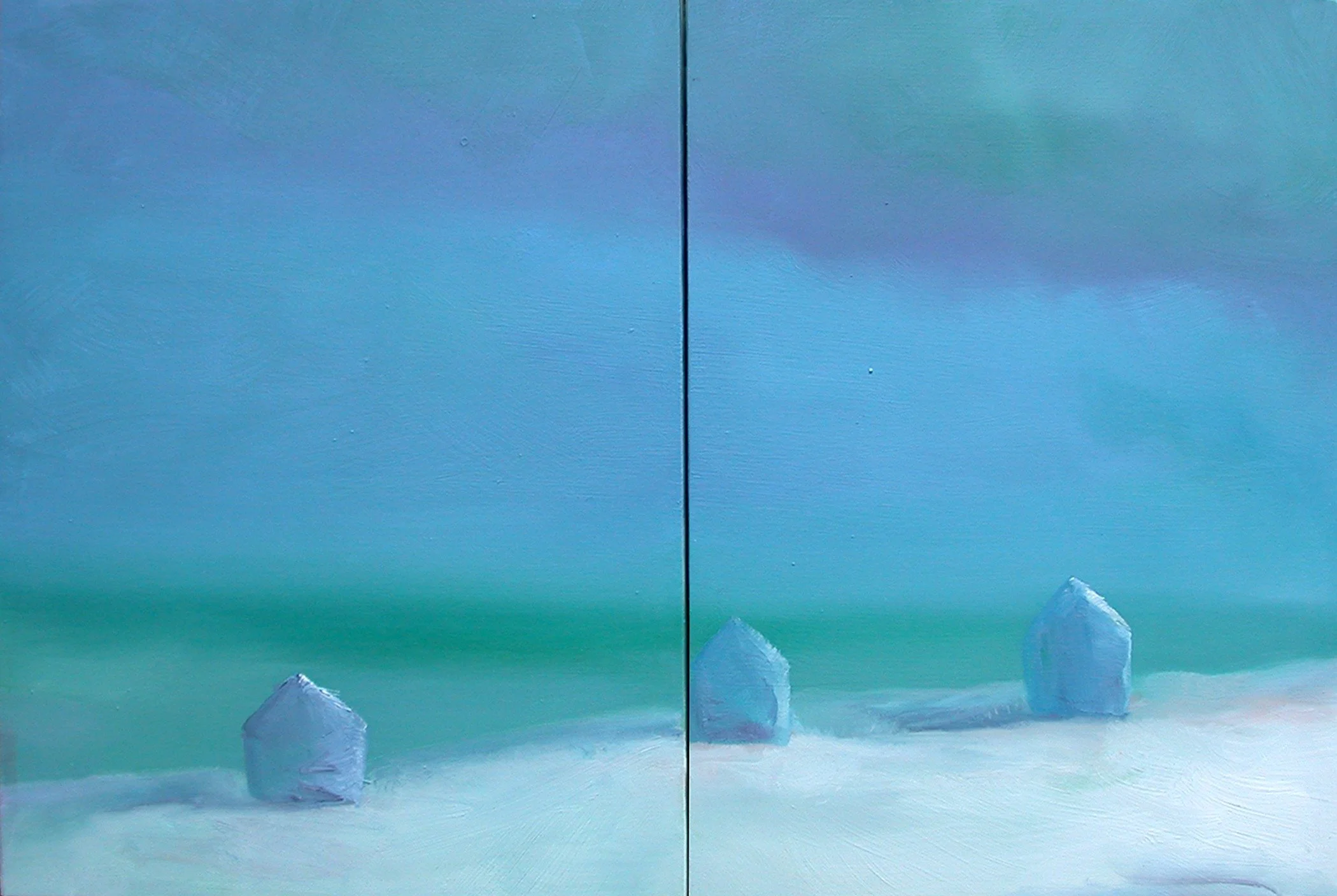 Ice Storm (diptych), c. 2004