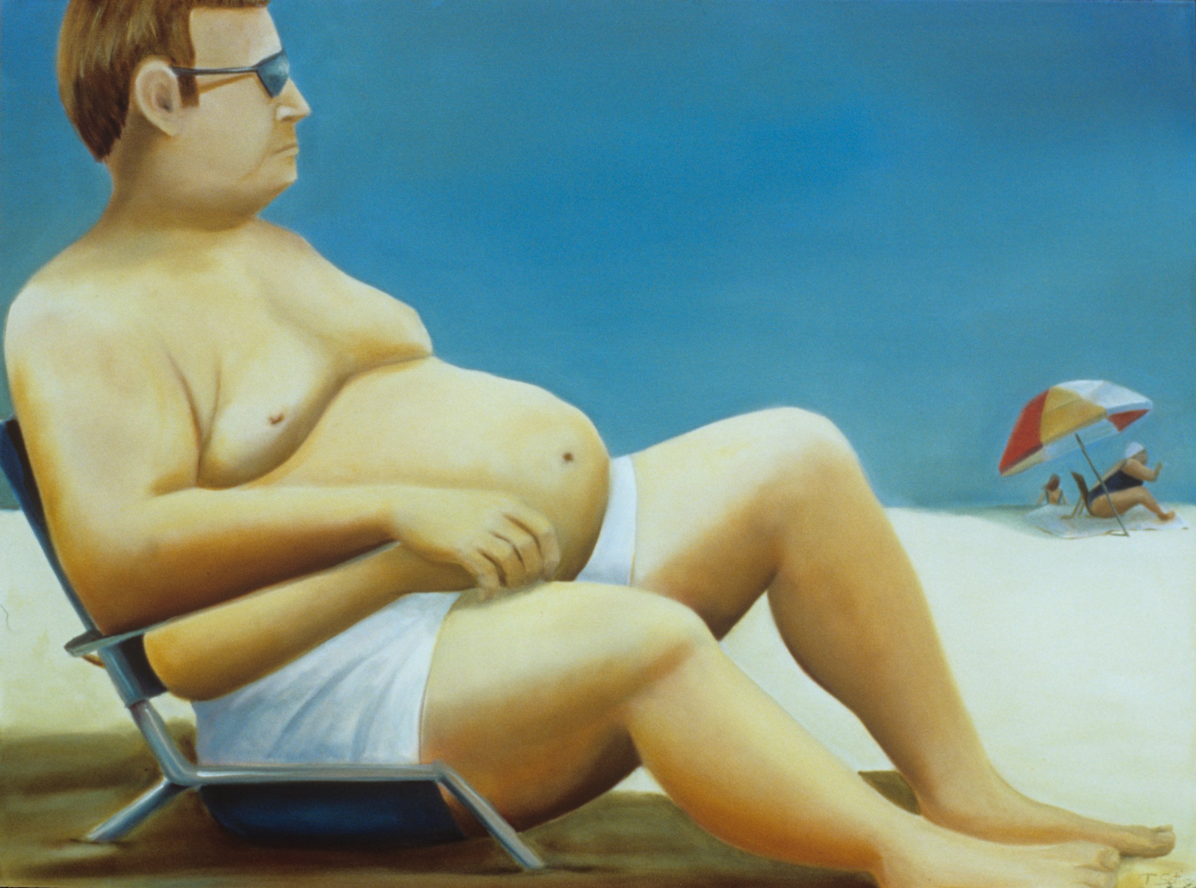 Global Warming, 1996, Oil on canvas, by Tina Sotis