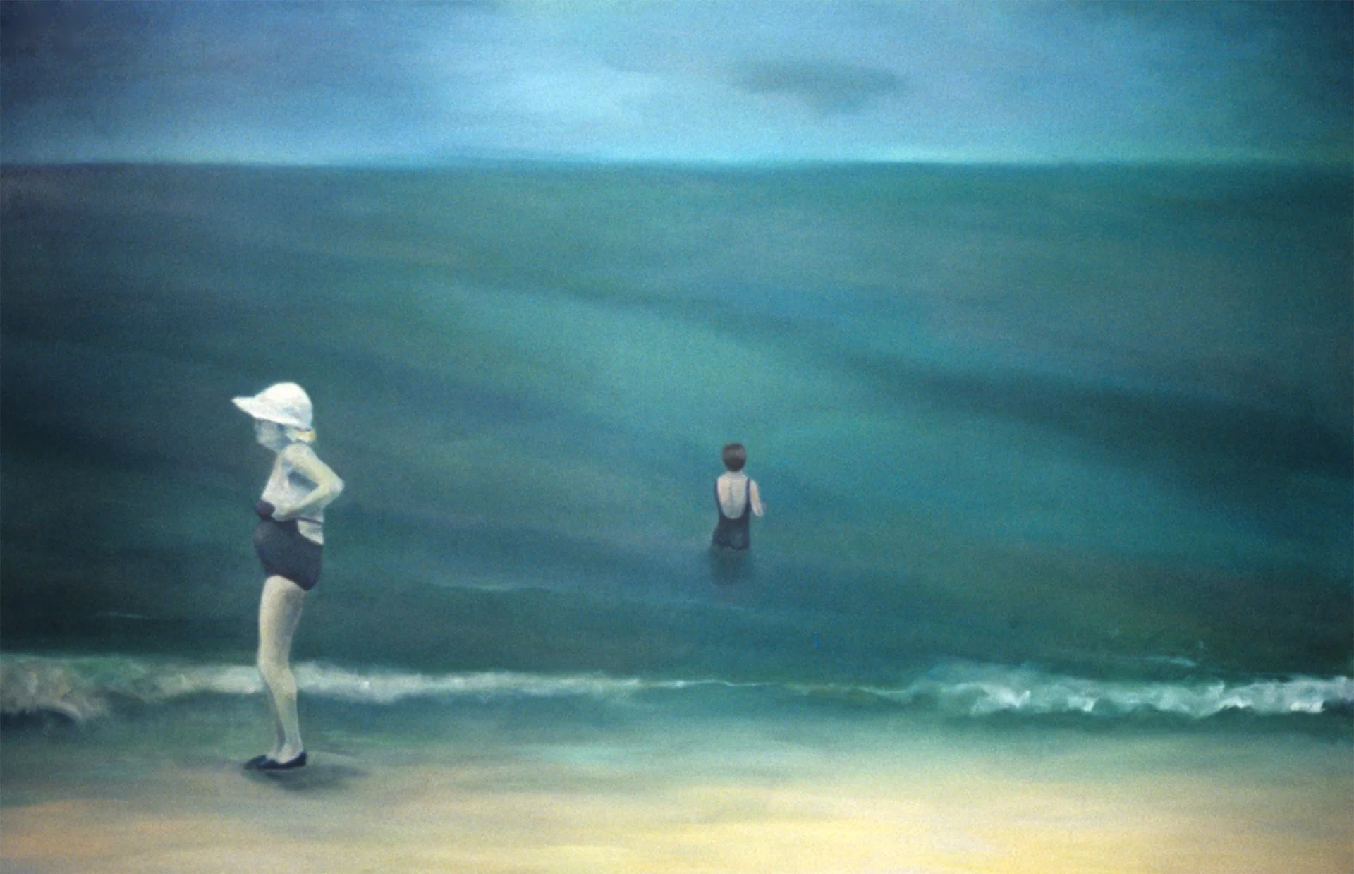 A Wide Expanse of Sky, 1996, oil on canvas, by Tina Sotis