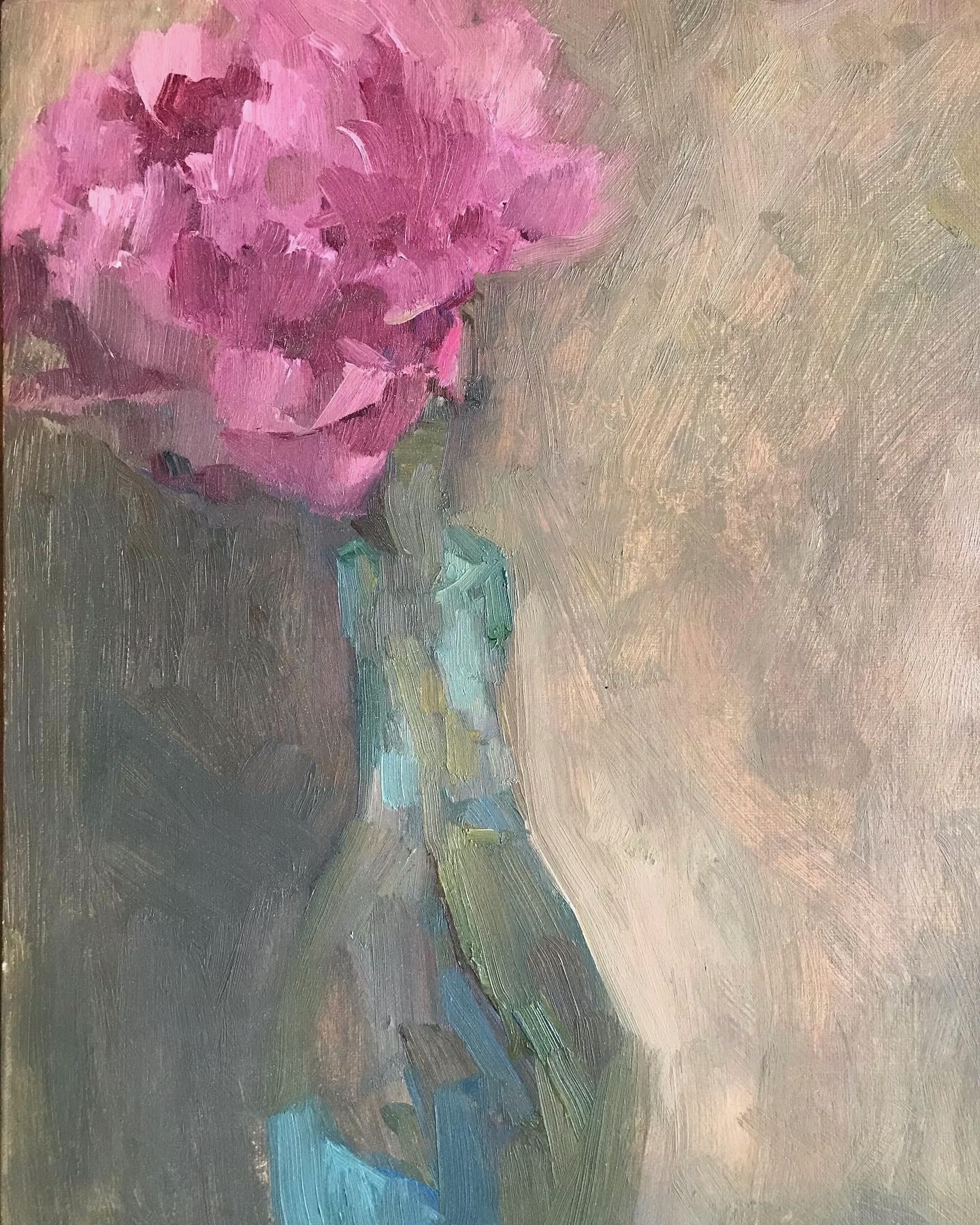 Peony I - Oil on Linen Panel