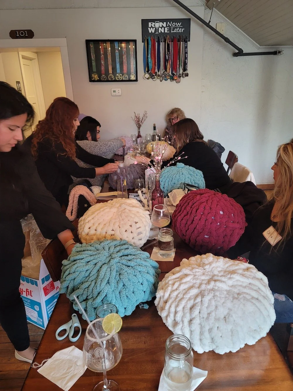 Chunky Knit Pillow Workshop