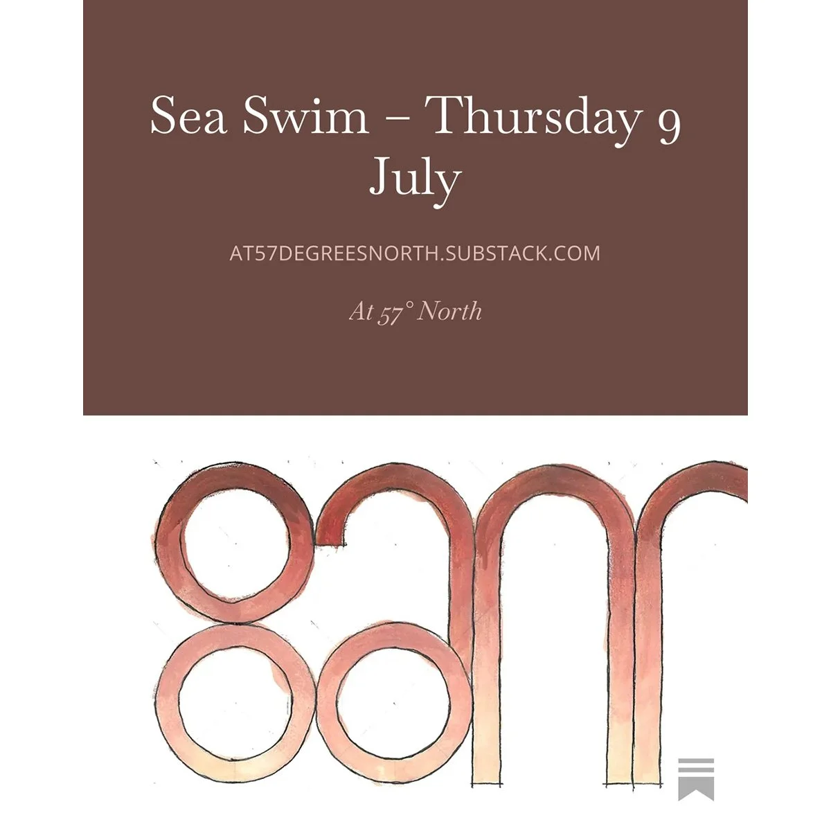 #seaswimming #wildswimming #morningswim #hightide #morayfirth #findhorn #naturewriting #at57north