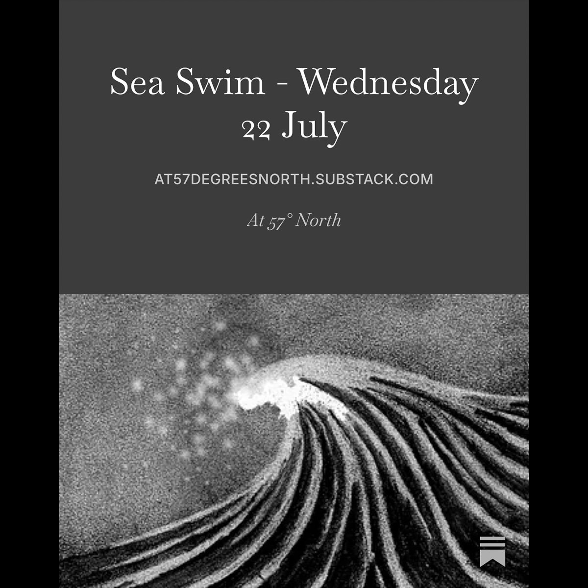 A sea swimming essay from Findhorn, Scotland &mdash; an unplanned, urgent evening swim in the Moray Firth, and the sensation of the water pressing reset on a hostage-taking pre-period day.

#seaswimming 
#wildswimming 
#morayfirth 
#findhorn 
#at57no