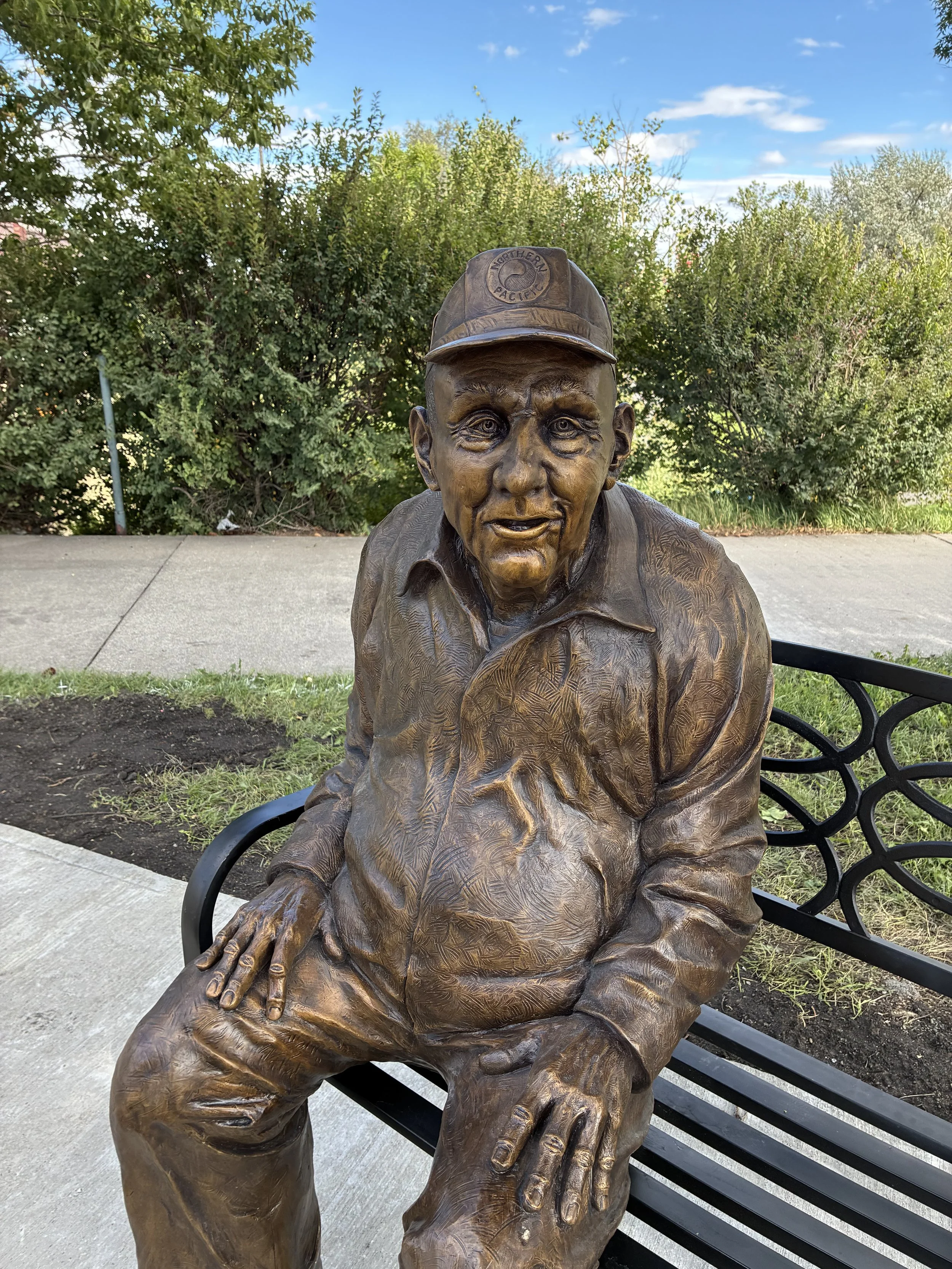 Warren McGee, Iconic Livingston resident and Lover of the Railroad, Memorialized in Bronze