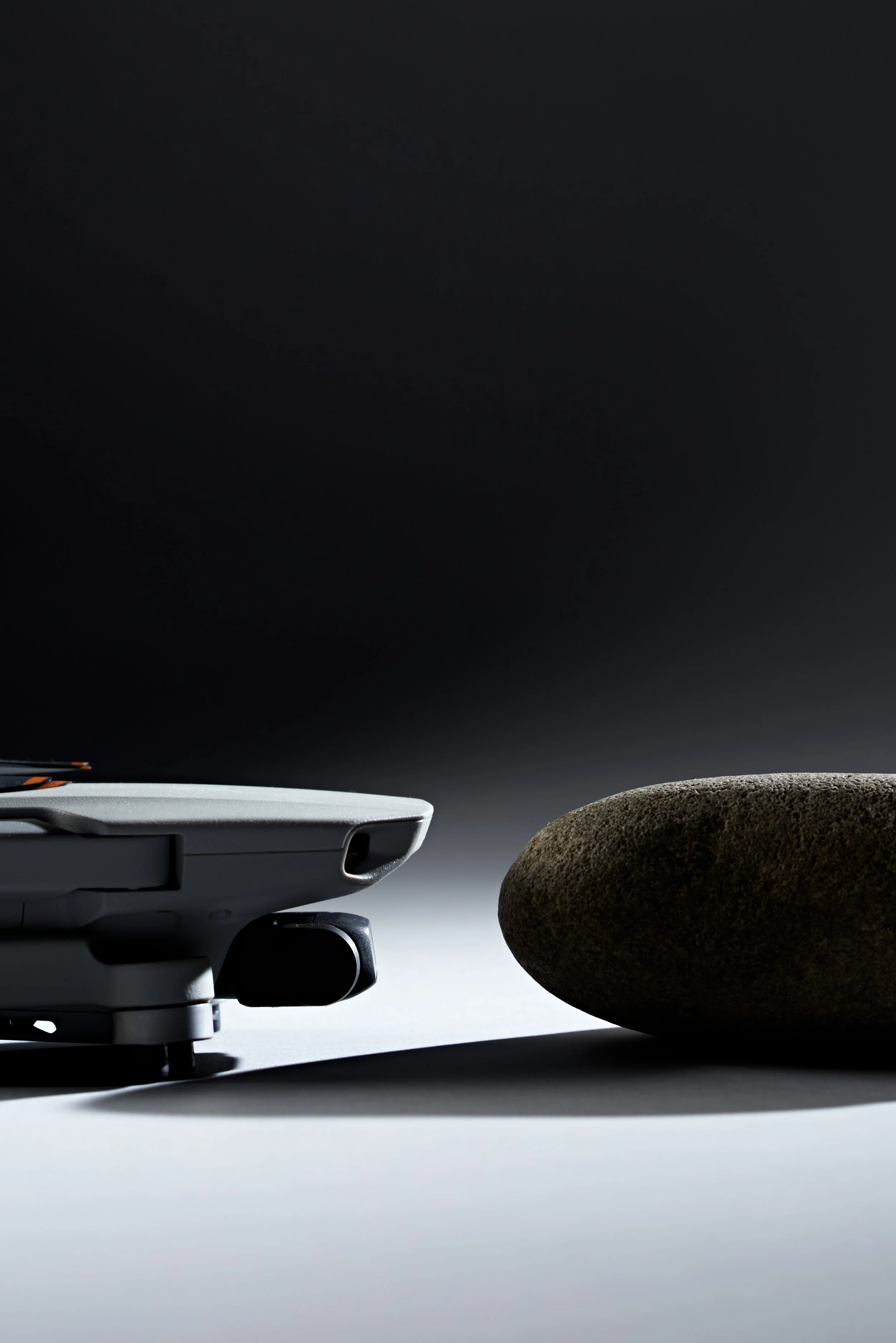 High Contrast Product Photography of a drone