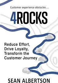 It provides a highly creative and practical "B.R.E.A.K." methodology to help cross-functional teams systematically identify, prioritize, and erode the organizational "rocks" causing customer effort and friction.