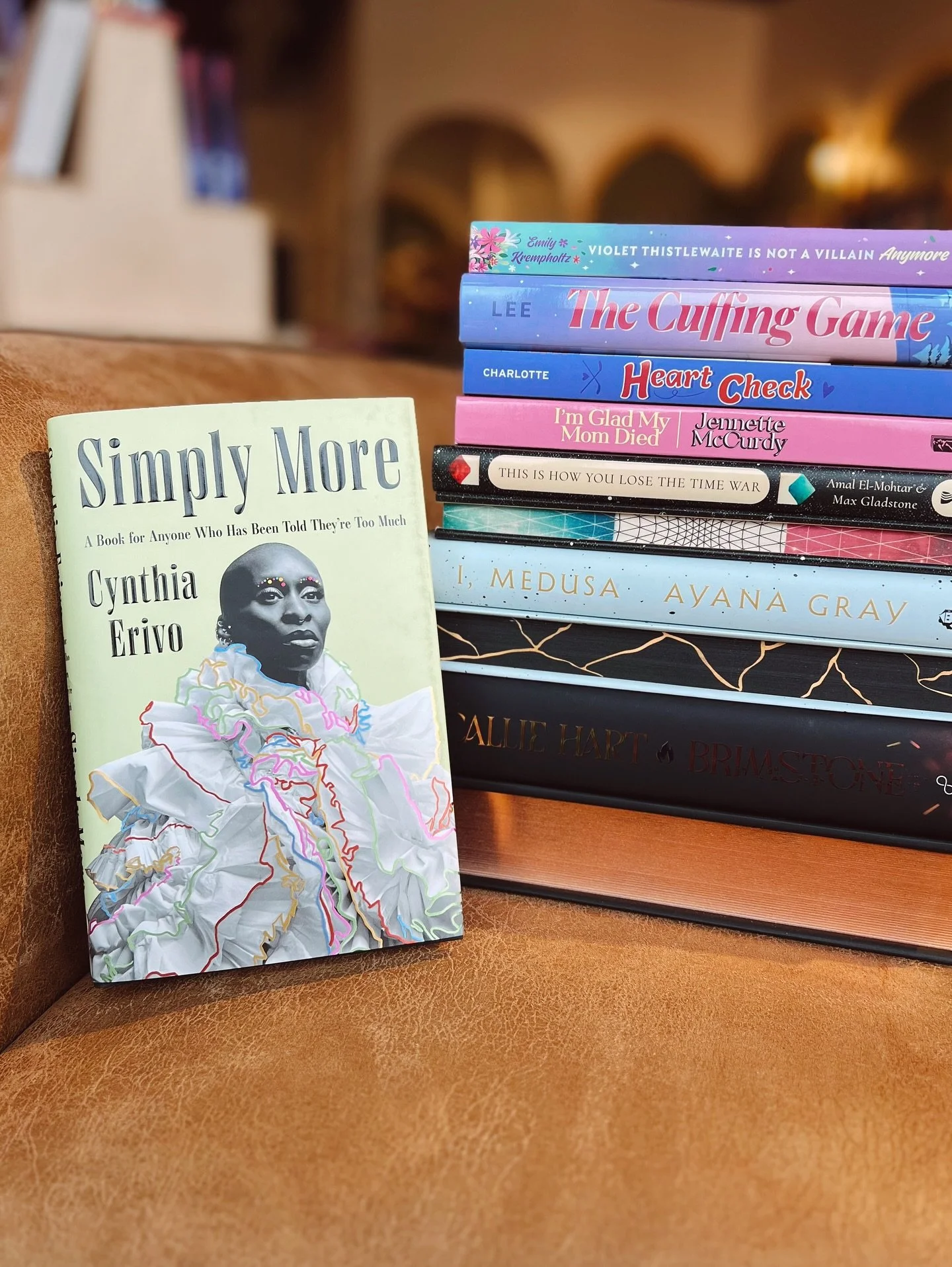 New Release Tuesday ✨

Happy Brimstone release day to all who celebrate! We&rsquo;ve got extra fun merch to go with your copies of the book. 

And we couldn&rsquo;t be more excited to celebrate the upcoming Wicked: For Good release than with @cynthia