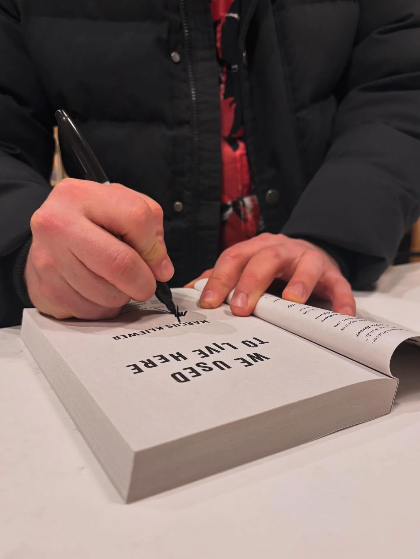 As we were wrapping up our bookish content creator event tonight, in walks this man - makes a beeline straight for the horror section, comes up to the cash wrap, and says, &ldquo;I wrote this!&rdquo;

It was @marcus_kliewer author of our book club pi