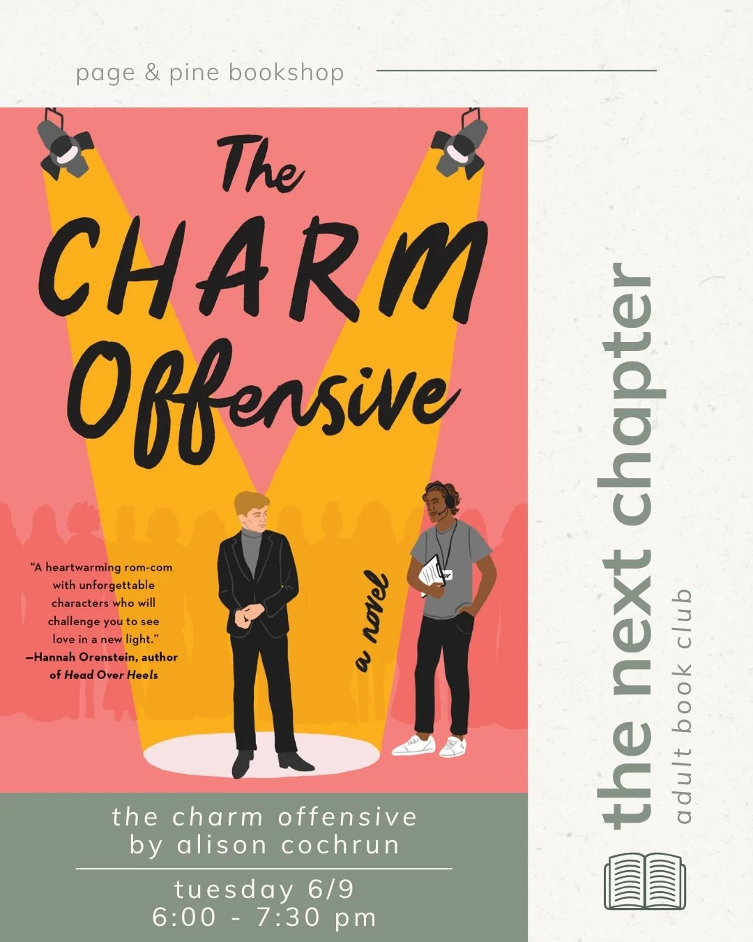 calling all book lovers! while we may not be offering free pizzas for reading with us, our summer picks for adult book club are sure to captivate and intrigue, while providing lots of fun conversation and moments of connection!

join us tuesday, june