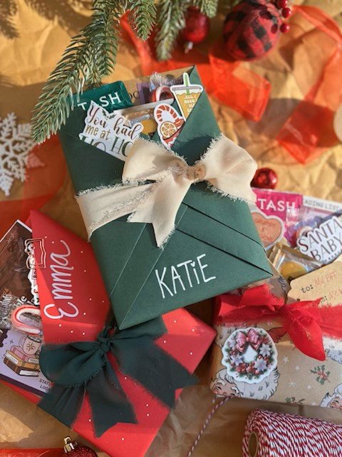 book wrapping class: holiday edition