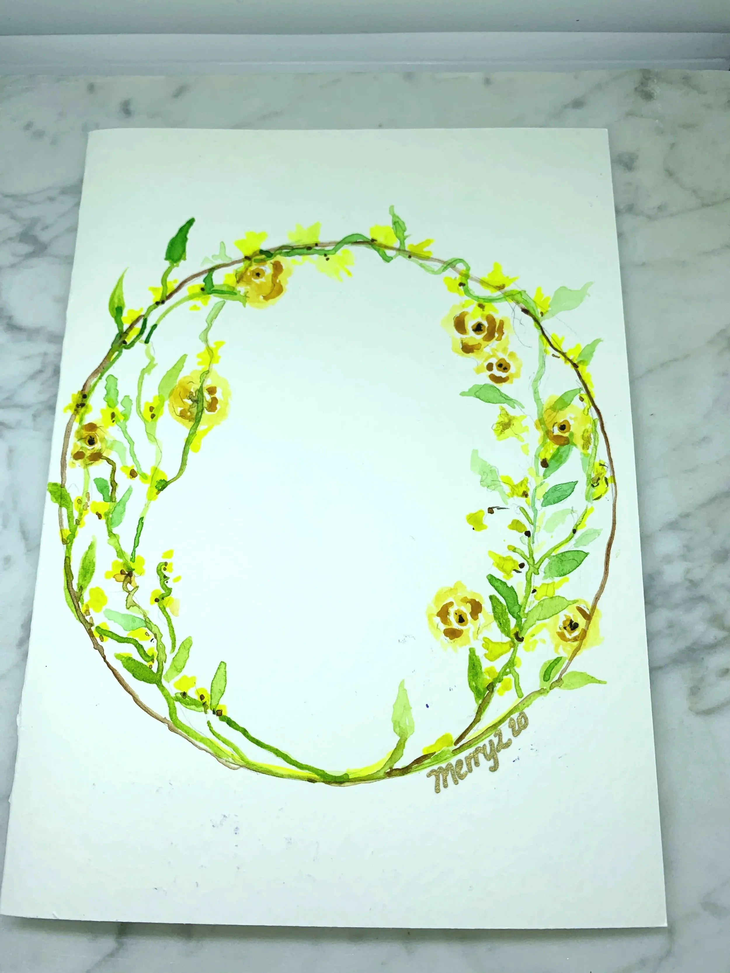 Spring wreath
