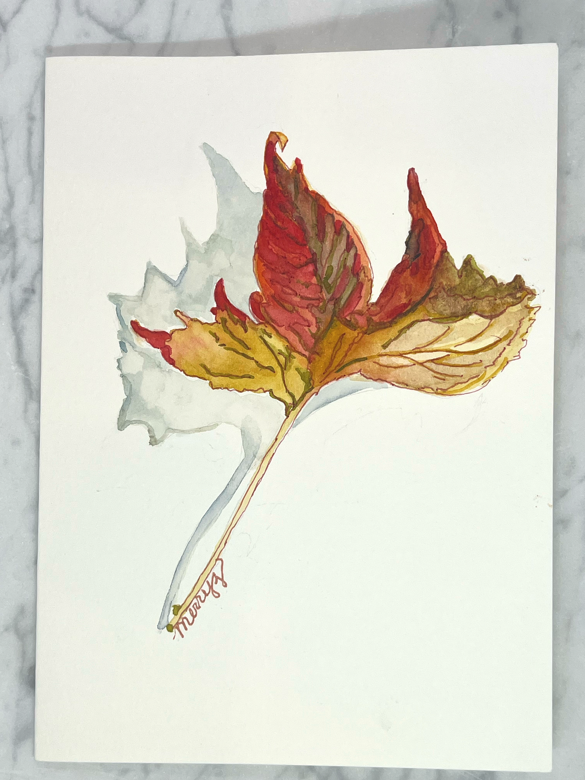 Winter leaf 