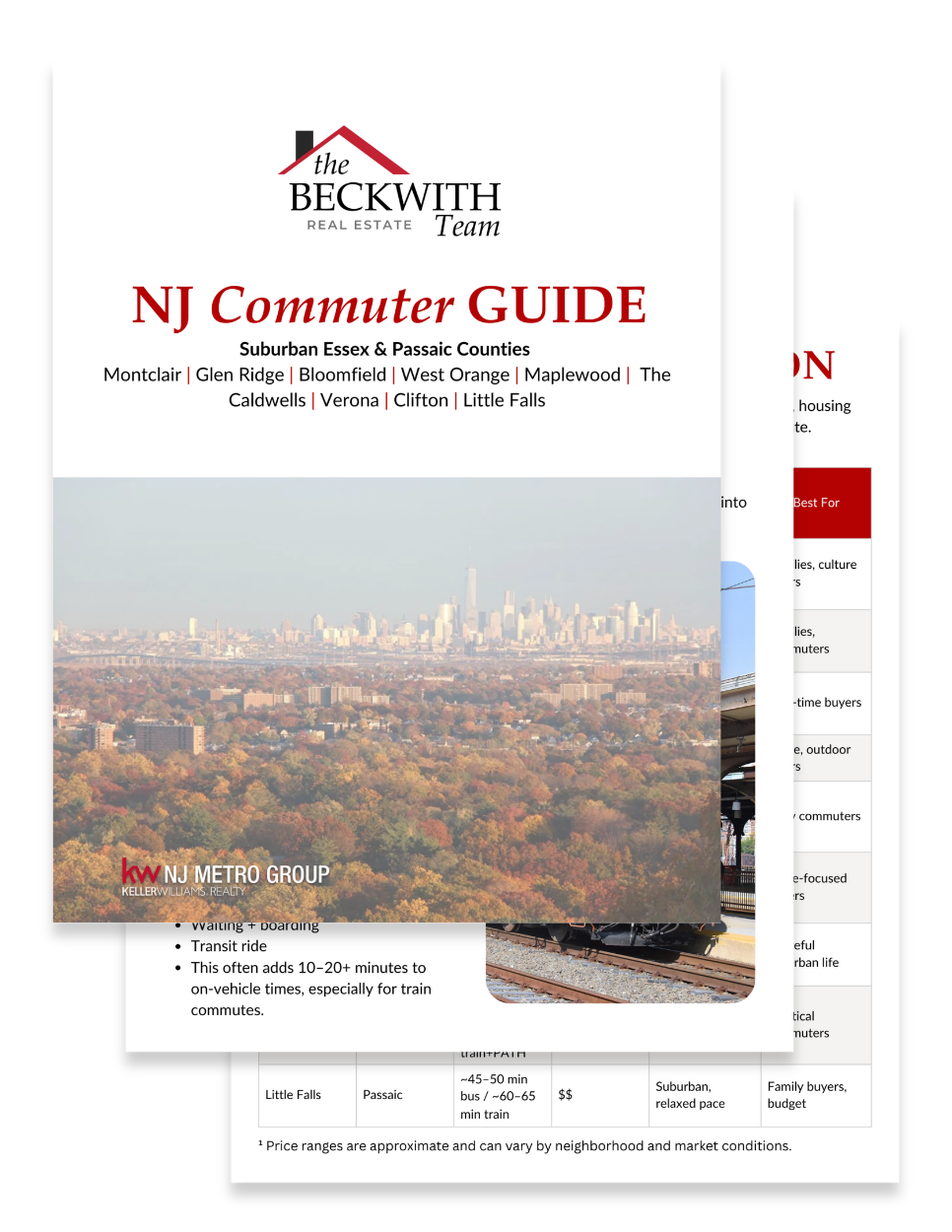 new jersey commuter guide sample pages