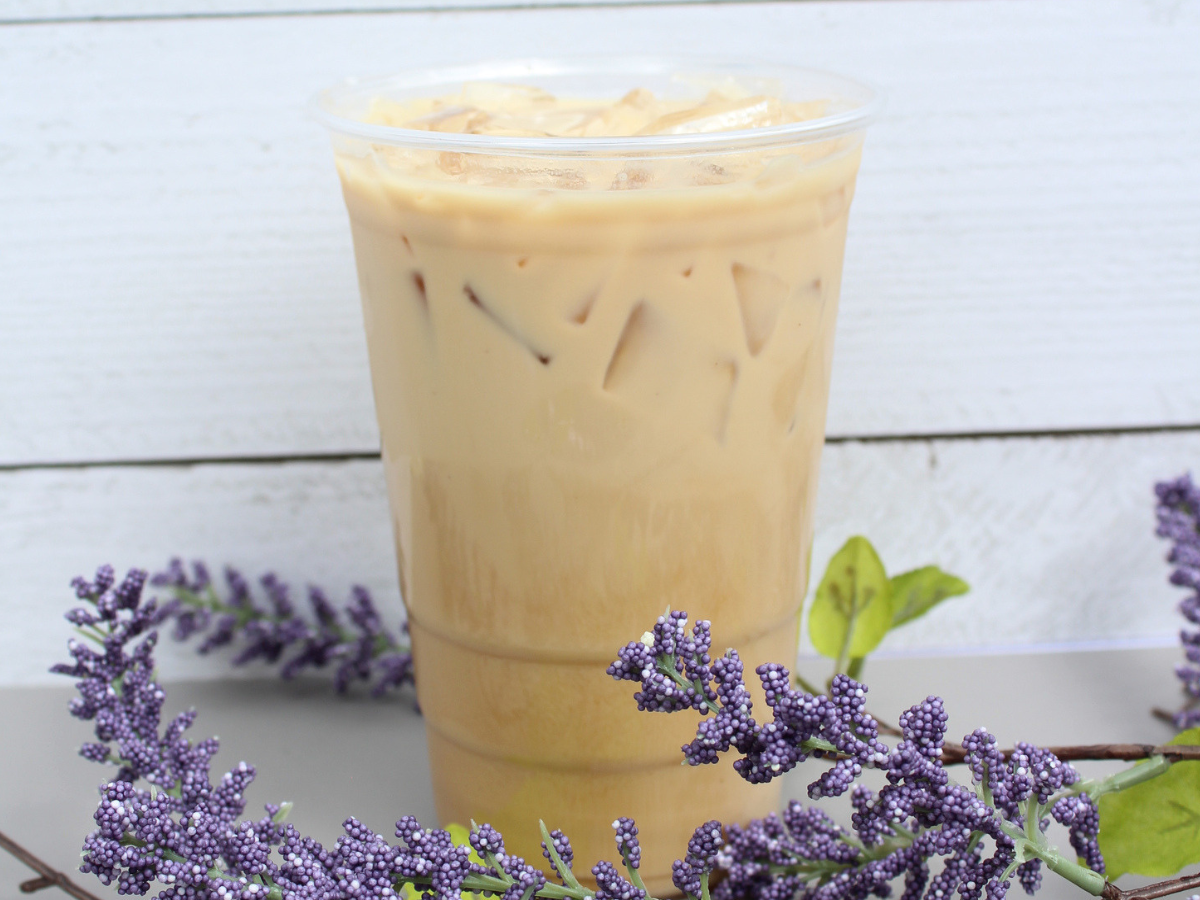 Lavender Haze Iced Latte