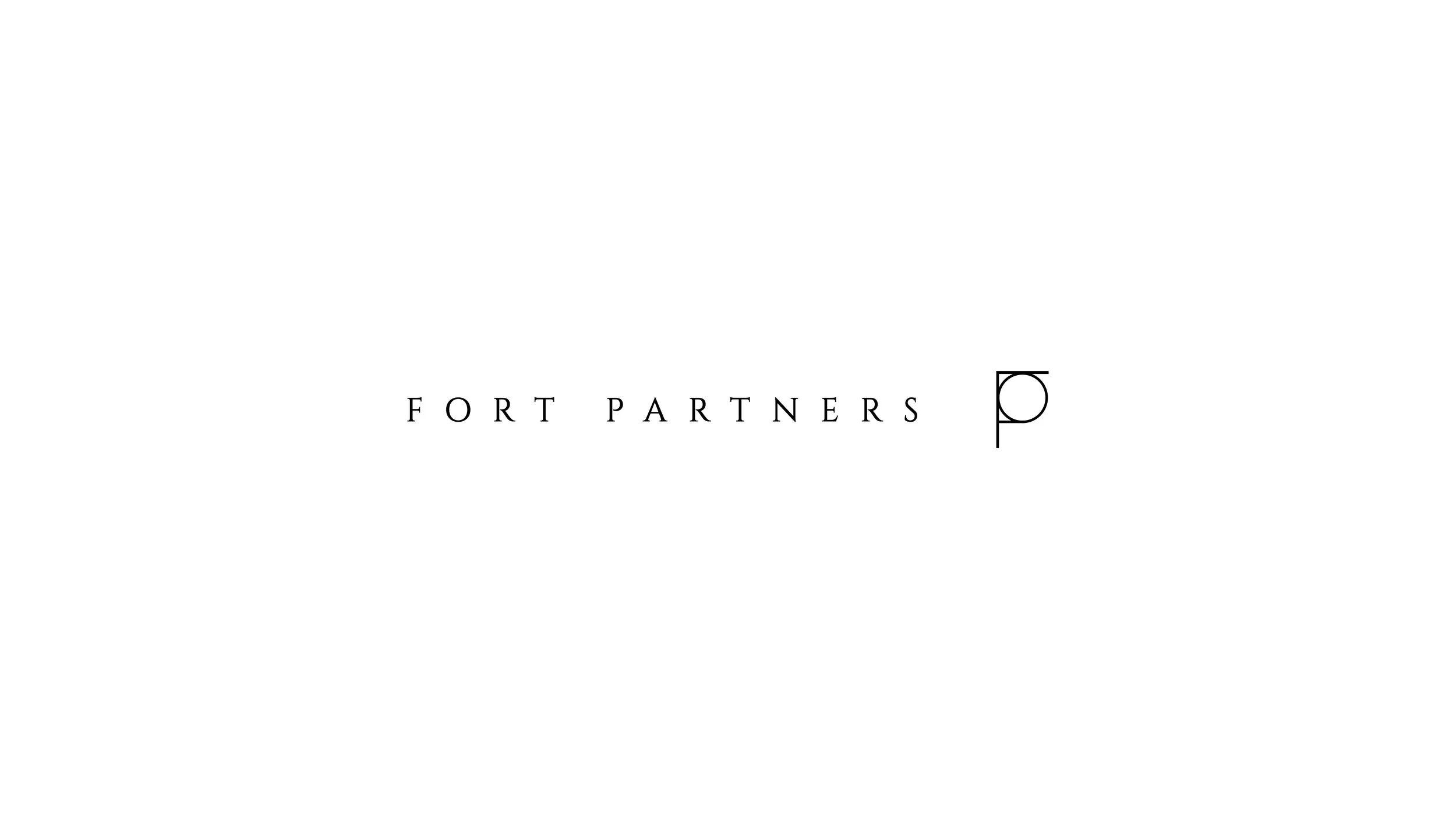 Logo with the text 'FORT PARTNERS' and a stylized 'F' on the right side.