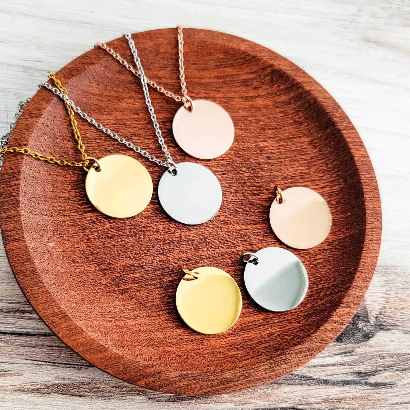 25 mm Disc Necklace