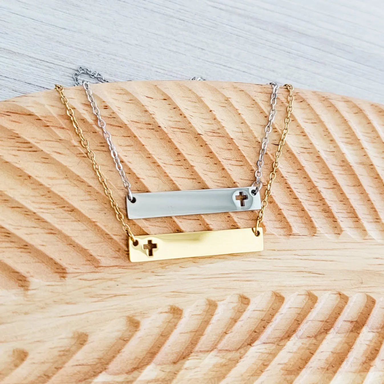 Cross Cutout Necklace