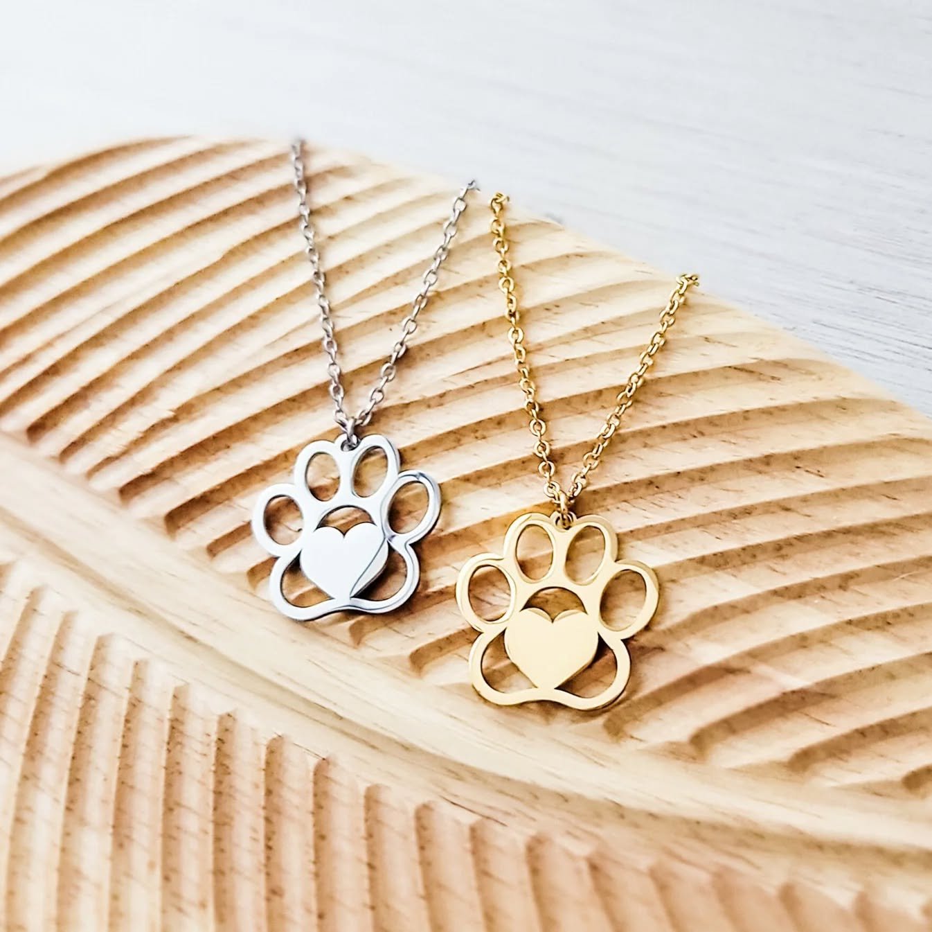 Large Paw Print Necklace