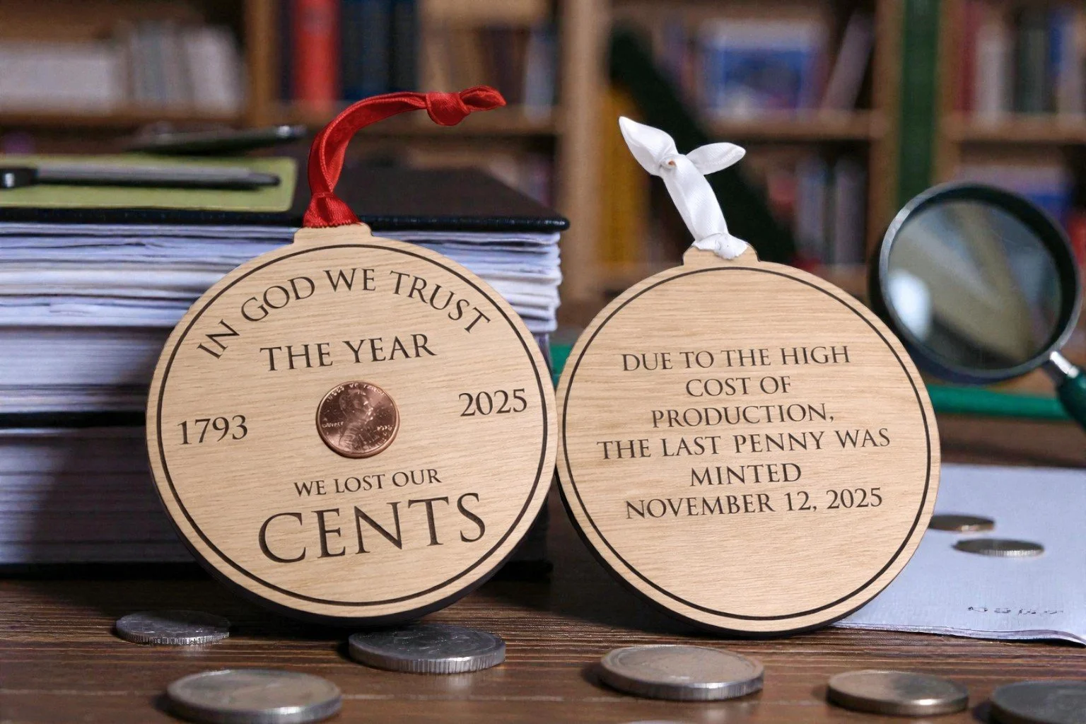 Commemorative Penny Ornaments