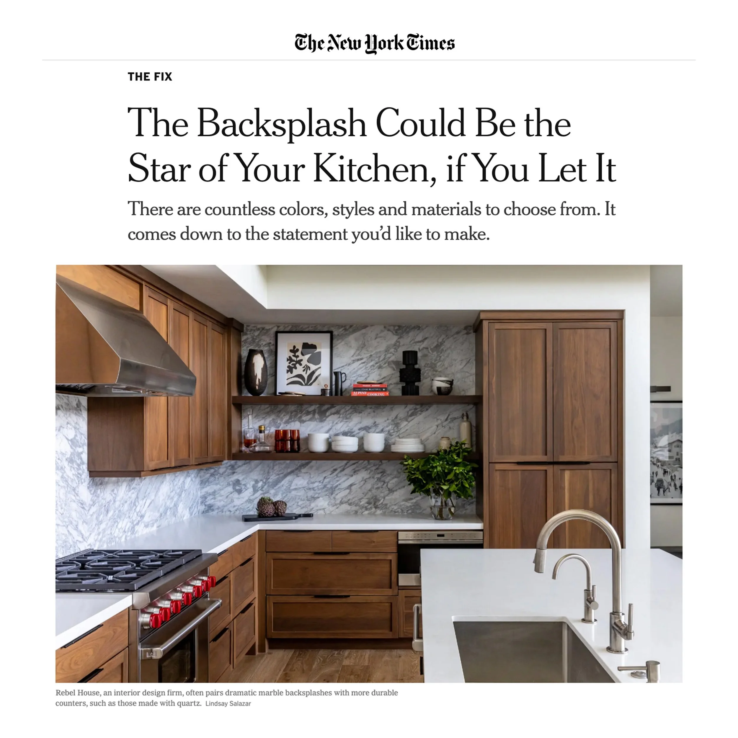 New York Times: The Fix Feature