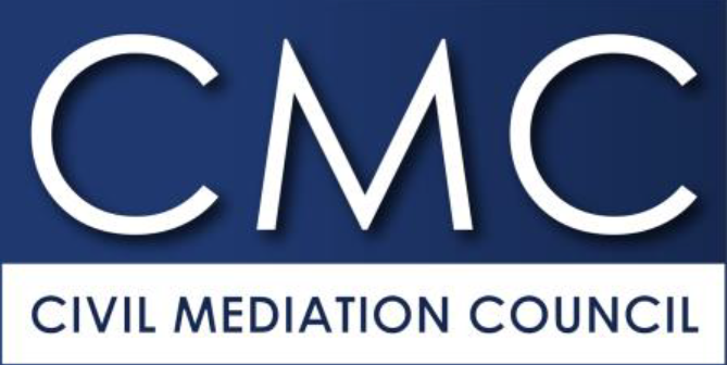 Logo of the Civil Mediation Council with large letters CMC and the full name underneath.