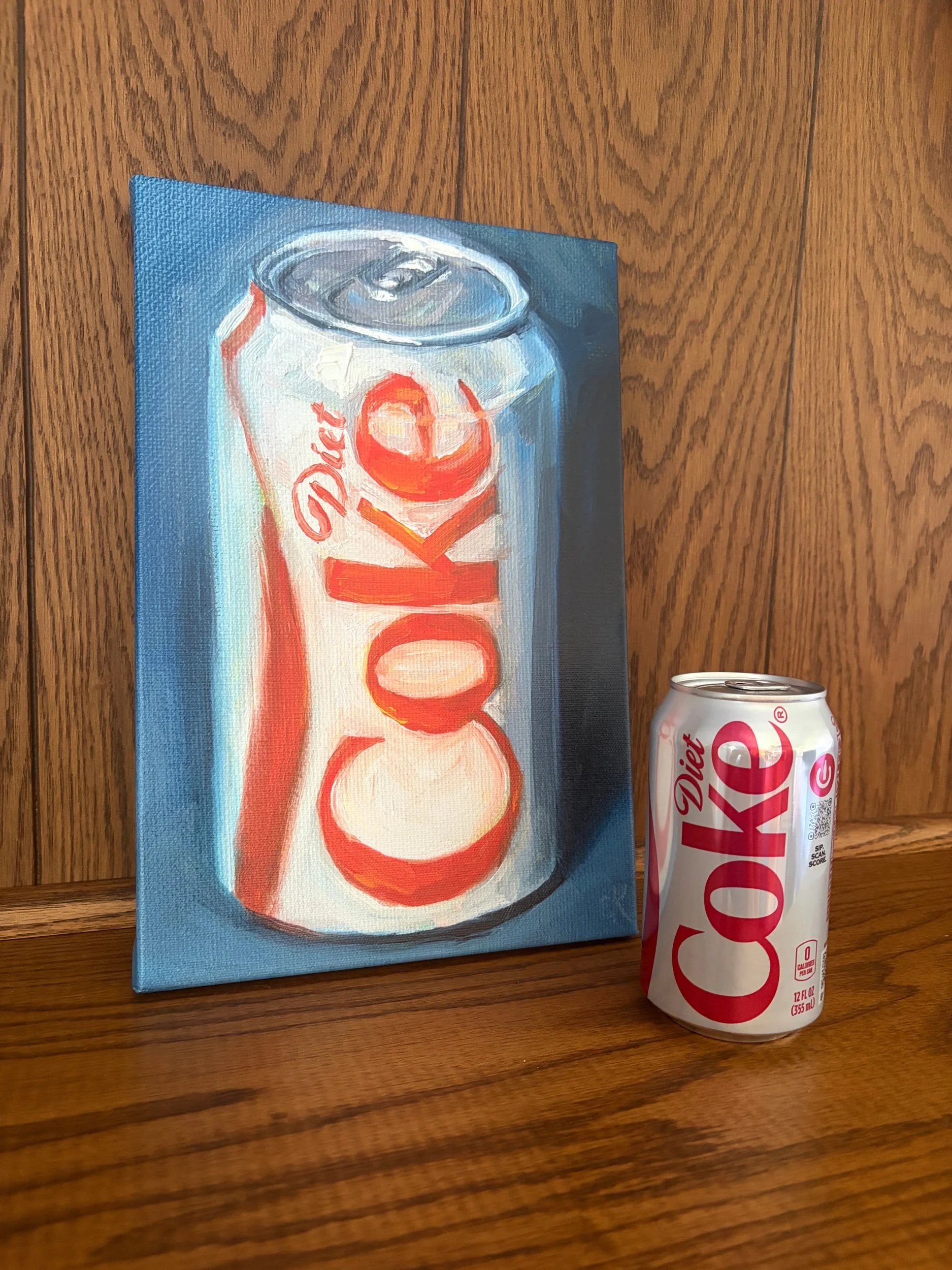 Diet Coke 8" x 12" canvas print