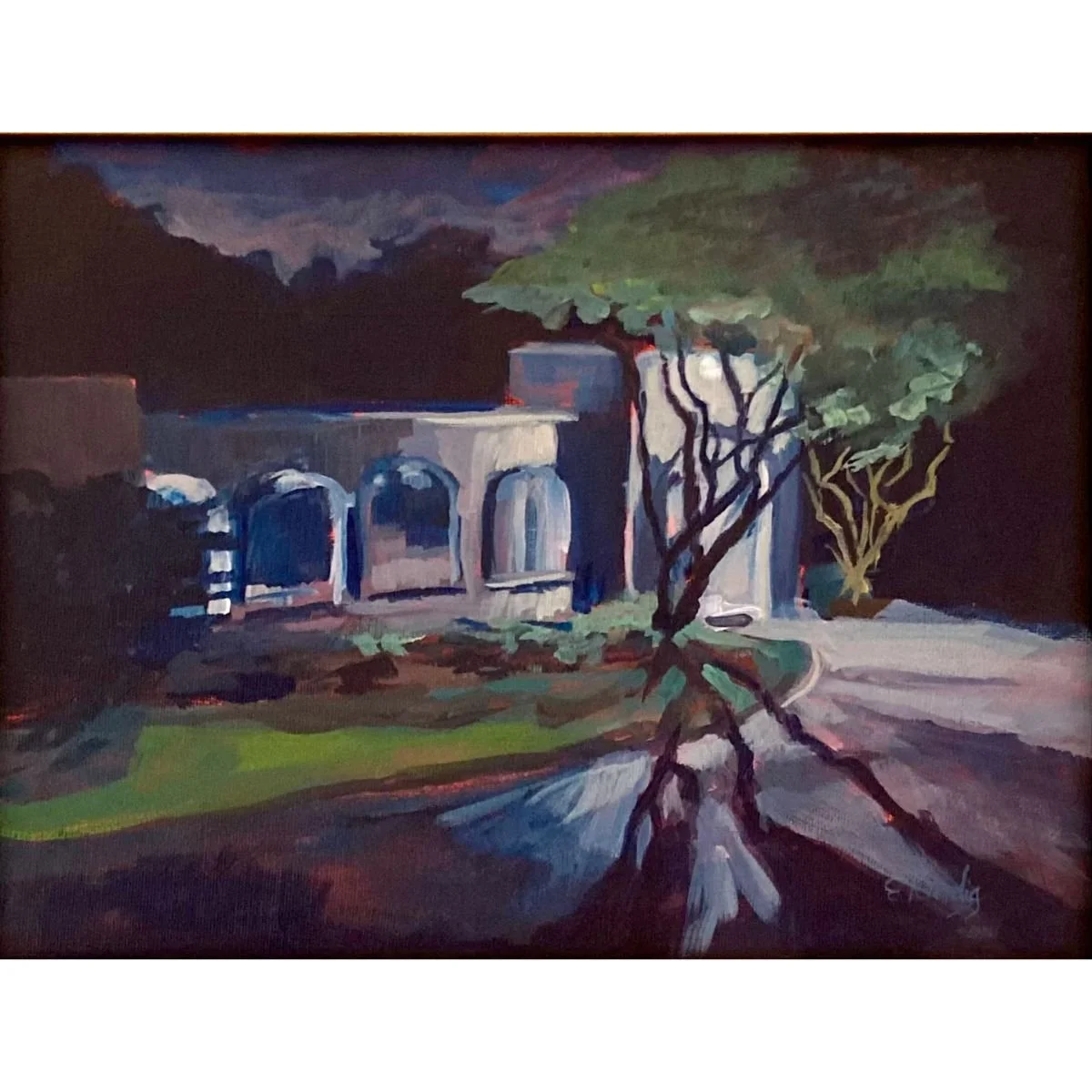 Night Pool (Pepper Valley Pool House)