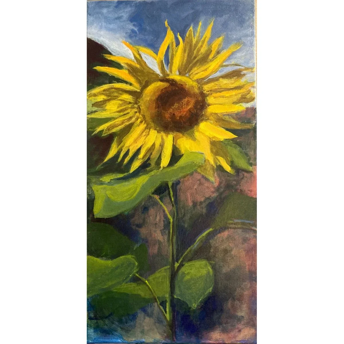 "Debbie's Sunflower" framed fine art print