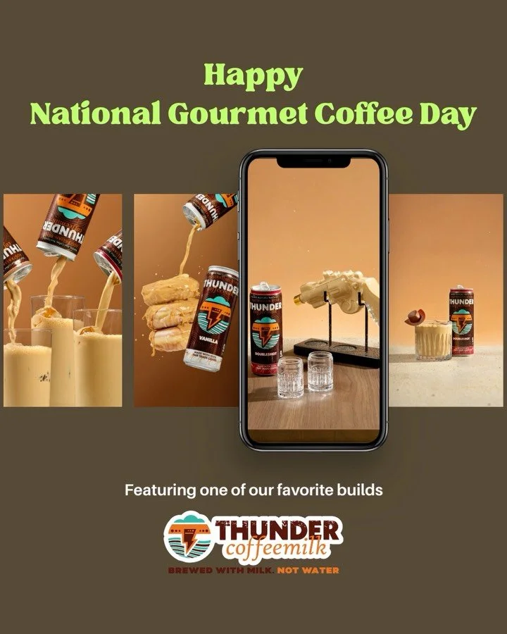 National Coffee Day calls for a throwback ☕️🤎

Featuring one of our favorite builds: Thunder Milk Coffee
This RTD case study is proof that when creative hits and strategy is tight, the results go crazy. Want more of these breakdowns?✨

✔️ Comment yo