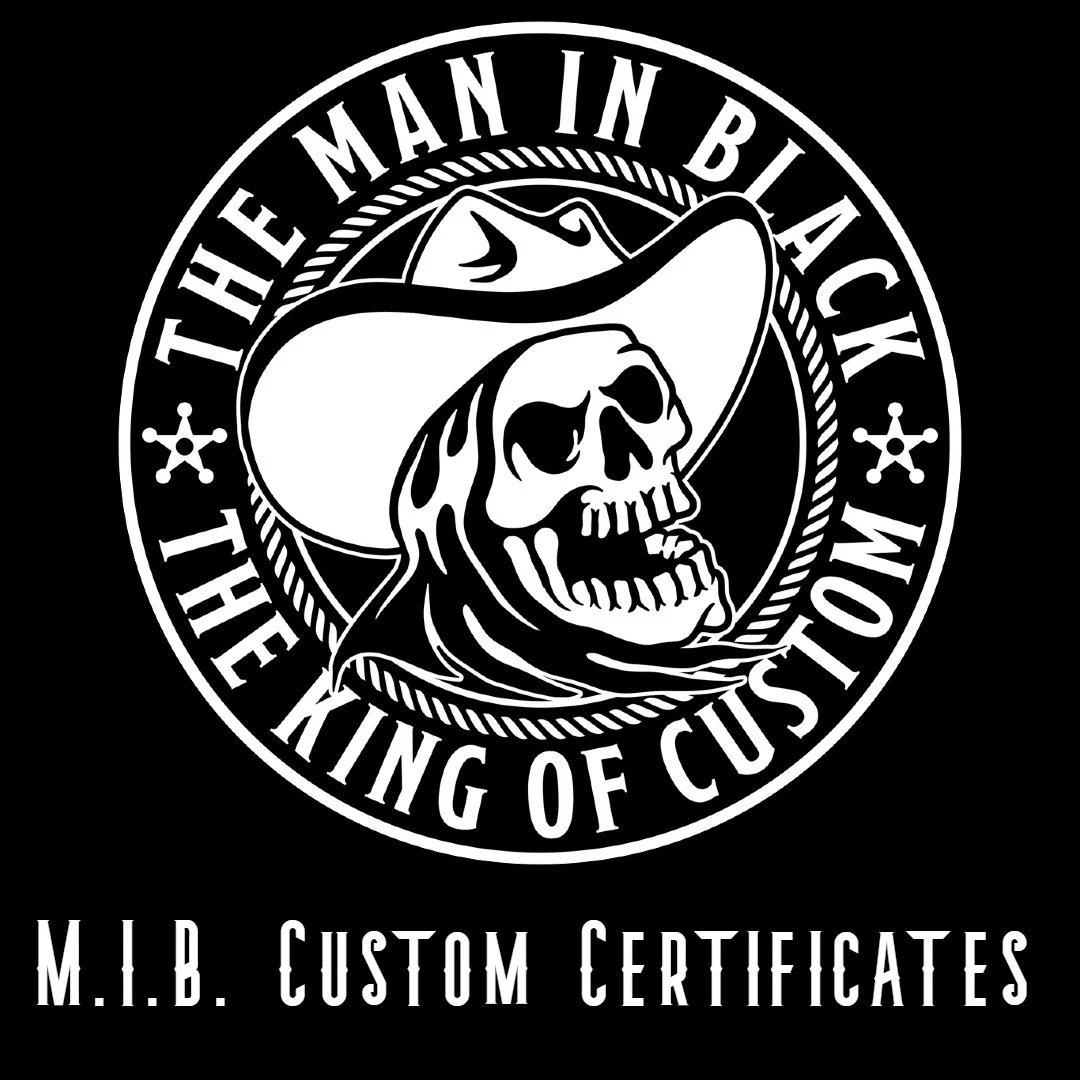 M.I.B. Custom Certificates
