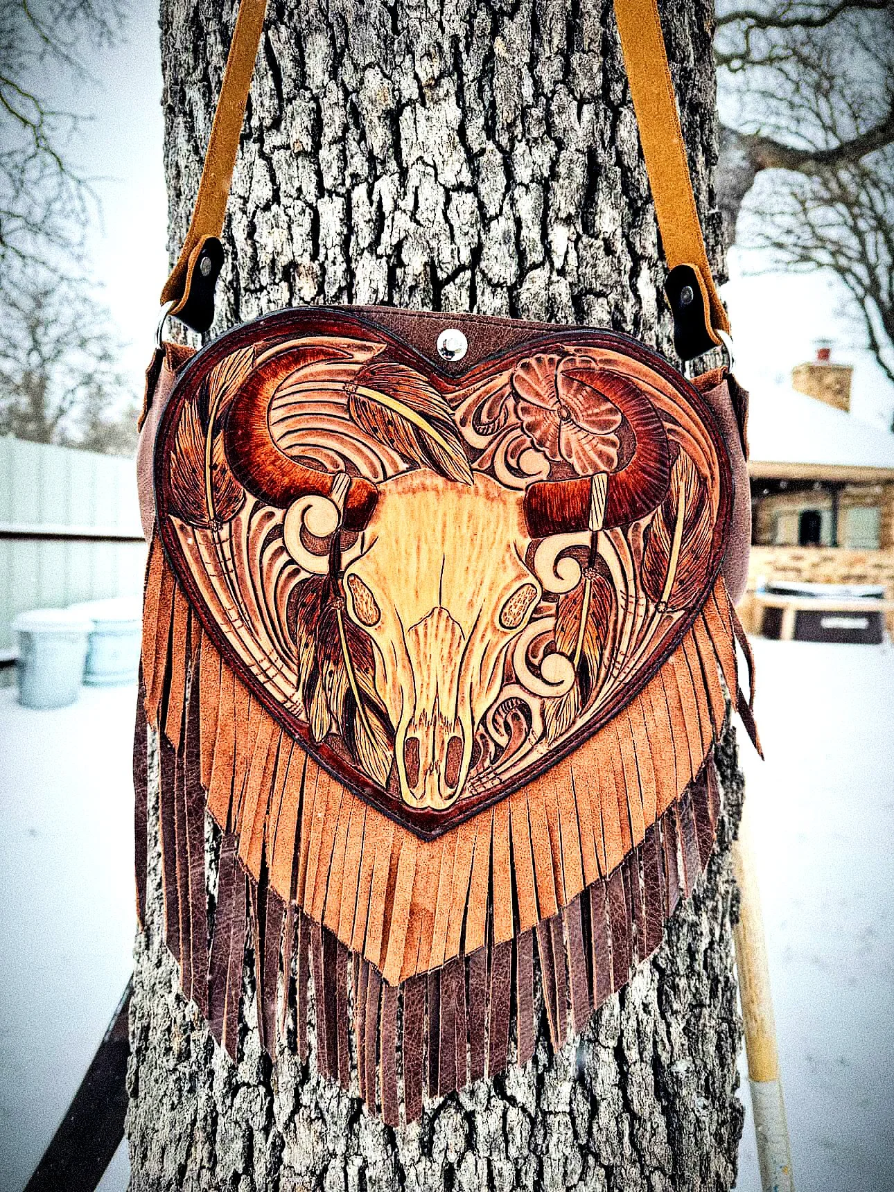 THE LOVER Heart Bag- The Bull