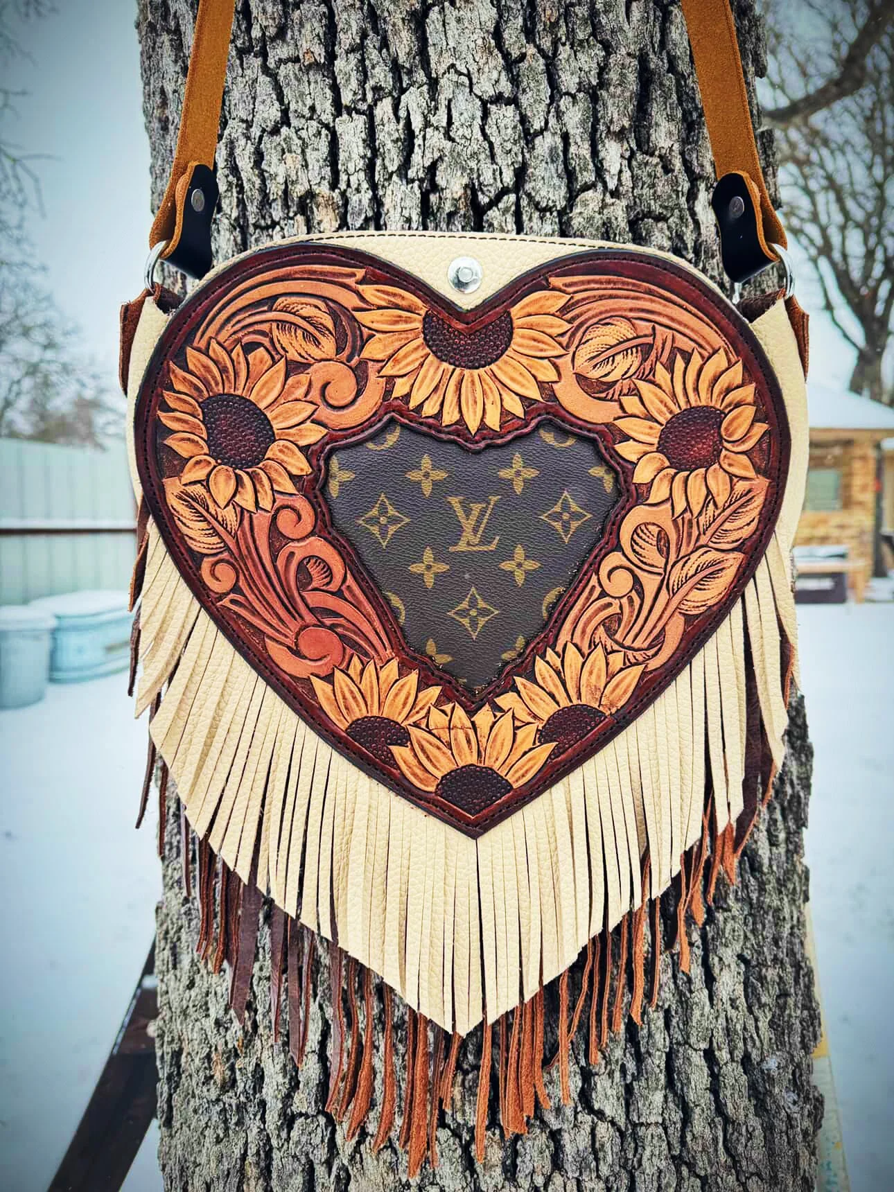 THE LOVER Heart Bag- Louie Louie