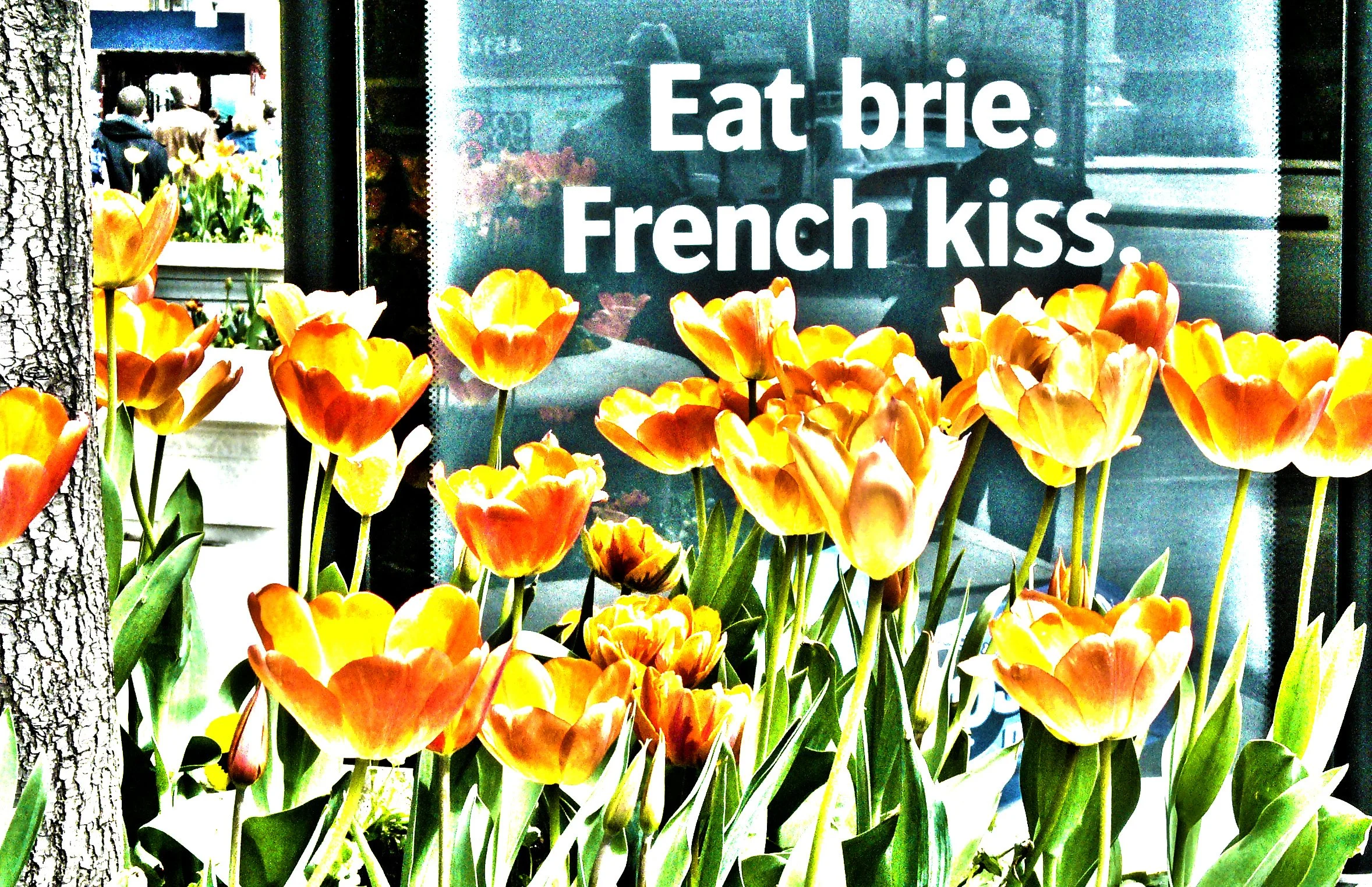 Eat Brie. French Kiss.