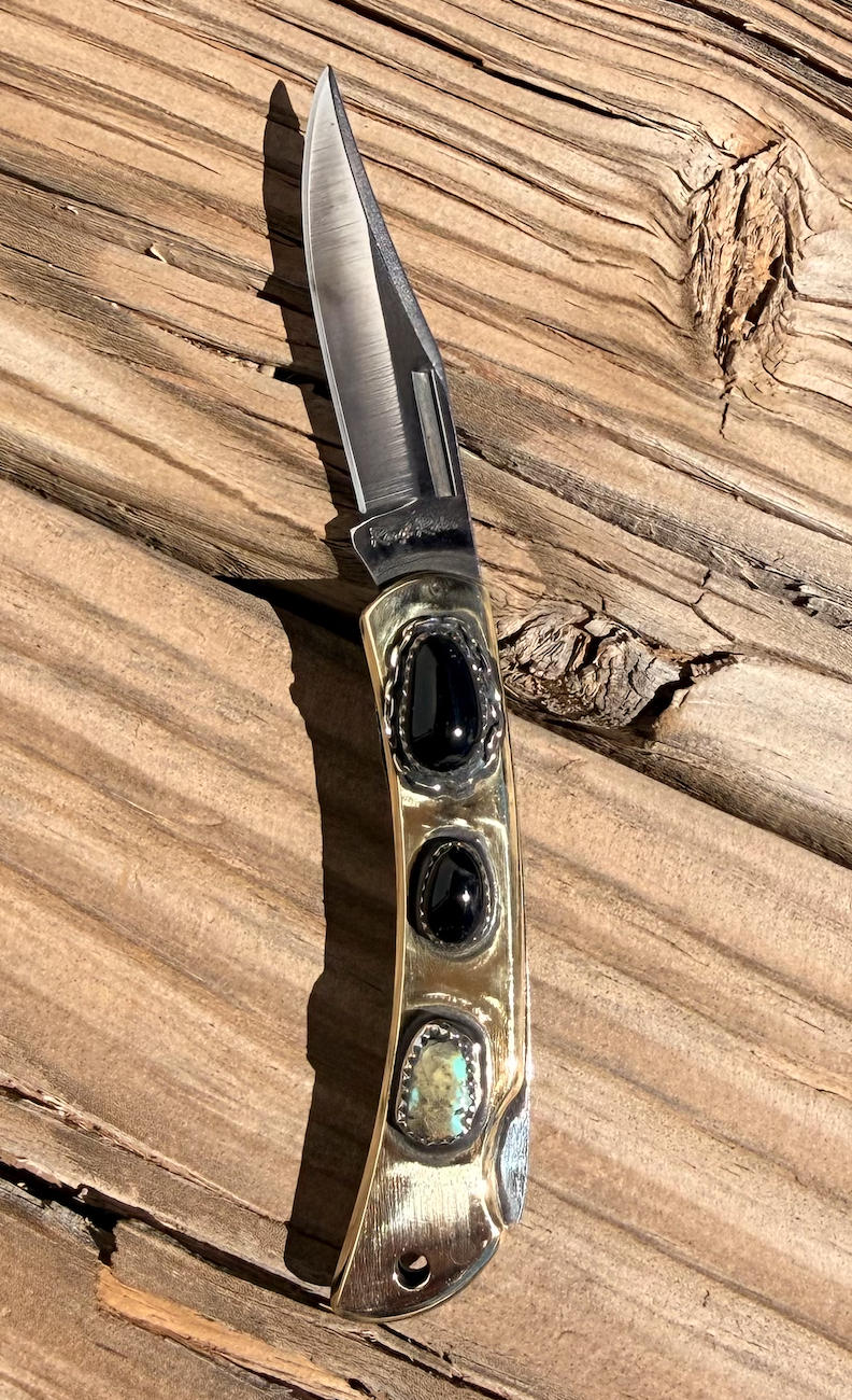 Coyote Mint Mesa Knife with Clip