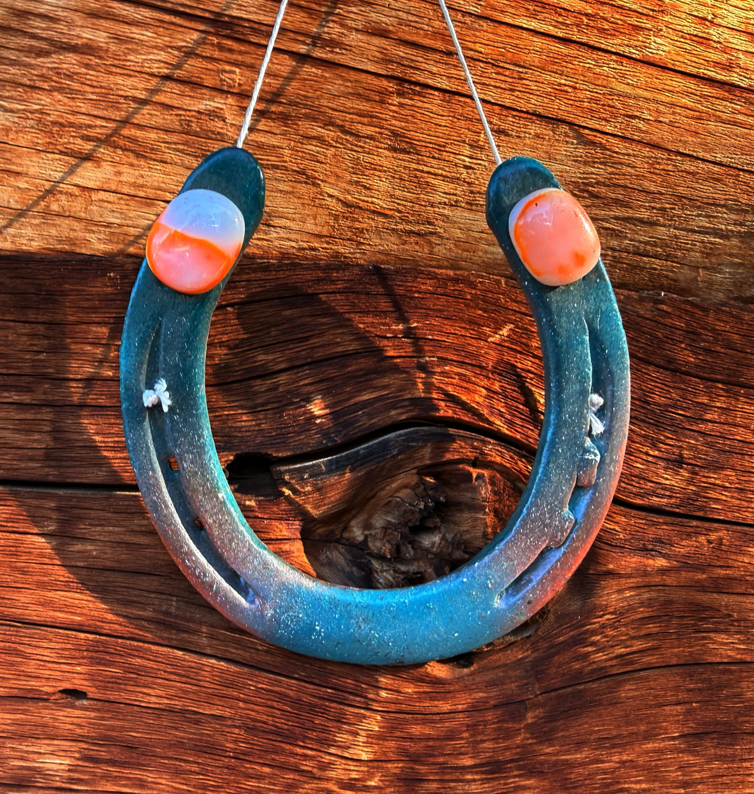 Painted Luck Horseshoe 3