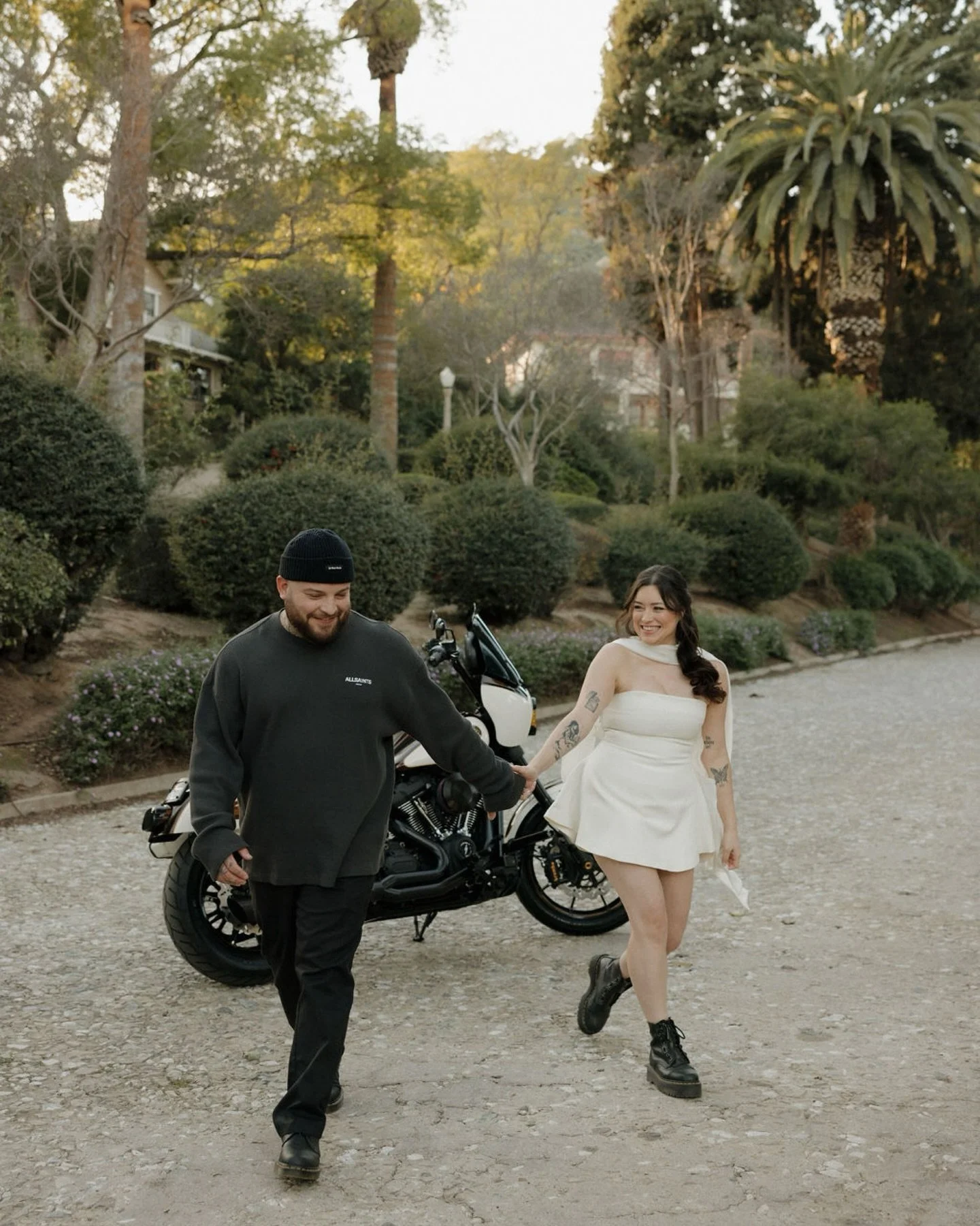 Engagement photos with a motorcycle? Absolutely. 
📸🏍️