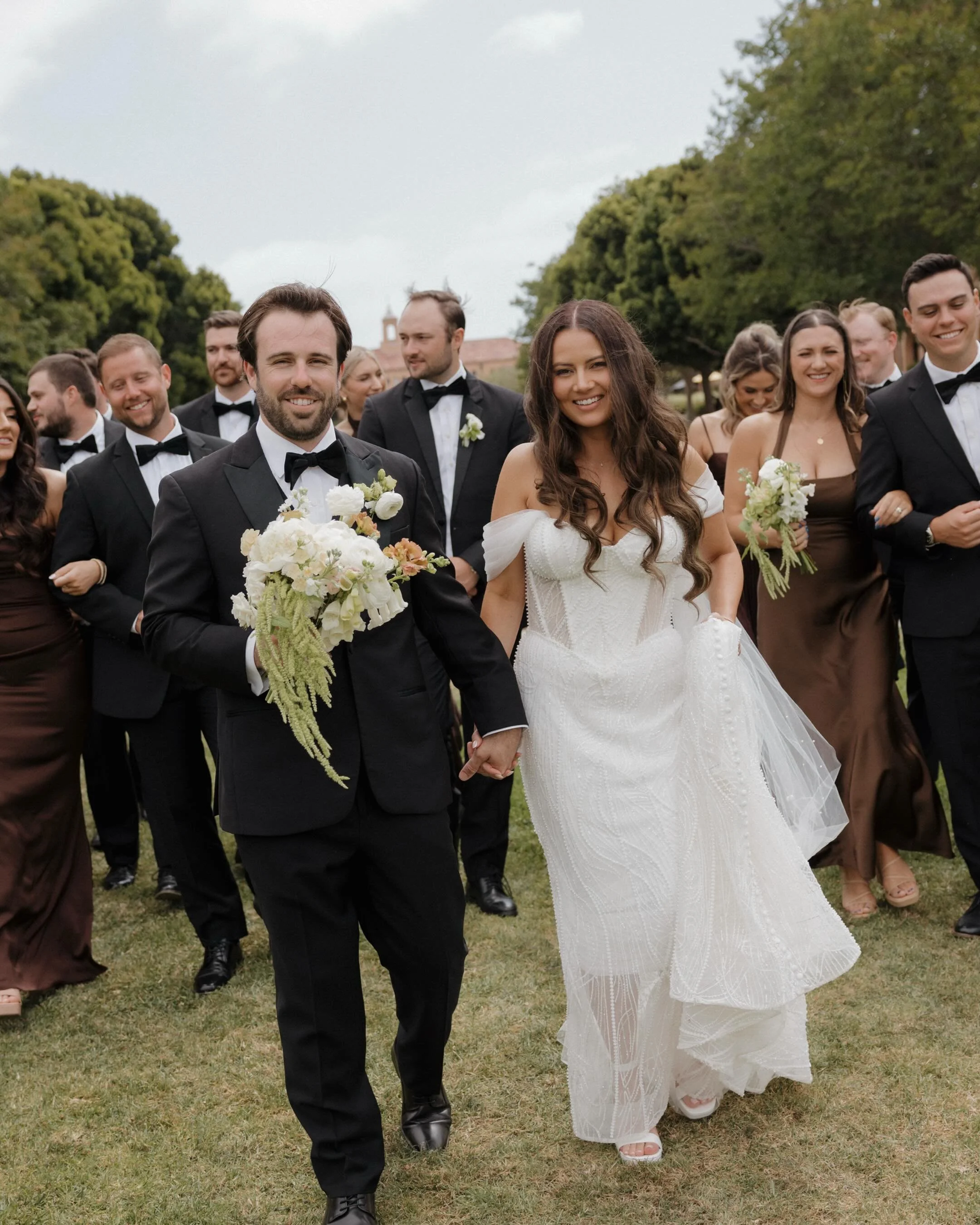 Forever looks good on them 🫶🏼 

Photo: @epiceventsstudios 
Venue: @brickandbower 
Florist: @freshflowersociety 
DJ: @epiceventsco 
Makeup: @brittany_makeupartist 
Hair: @amparo.gavarain 
Bar + Catering: @brickandbower @witherbysd 
Musician: @brianp