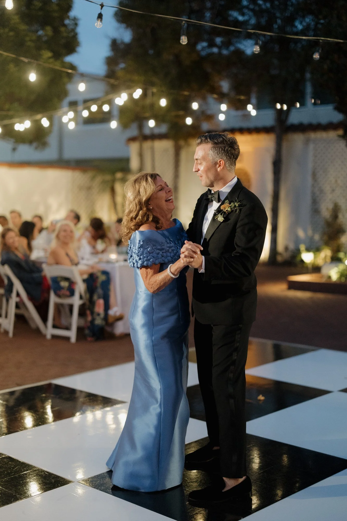 Second mother-son dance at Ryan and Sean's Darlington House wedding