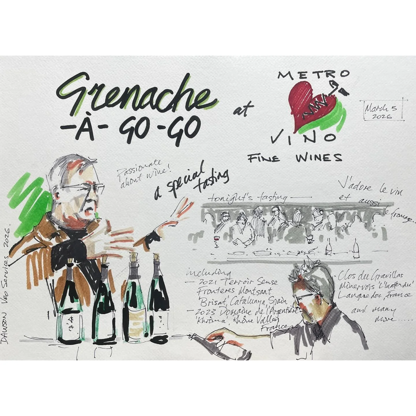 Richard and Al know a lot about wine. #dawsongraphics @metrovinowine #graphiccommunication @izzy_sant #dawsonartalberta #wine