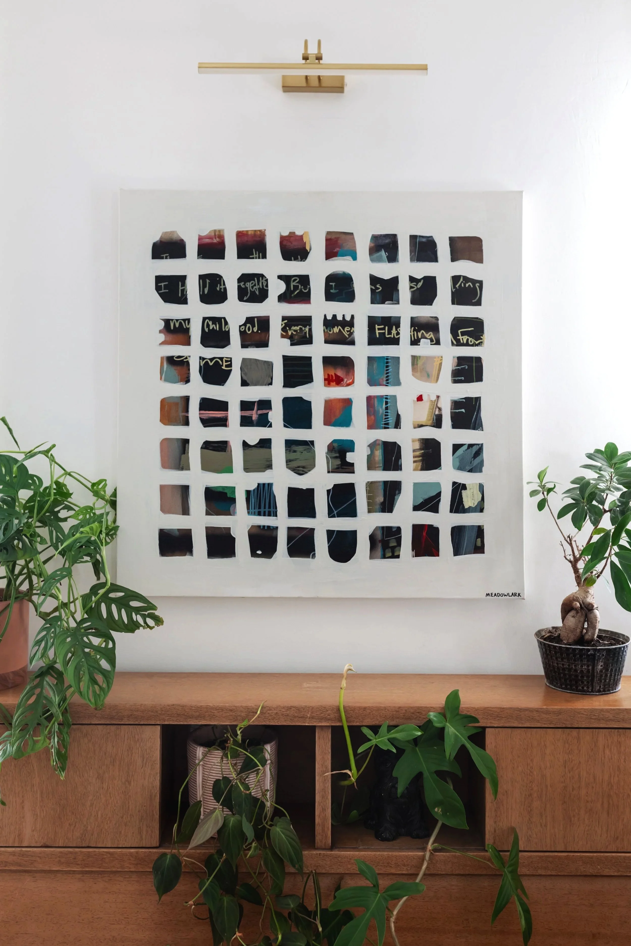 "ROSEMARY"  30X30"  $1,000